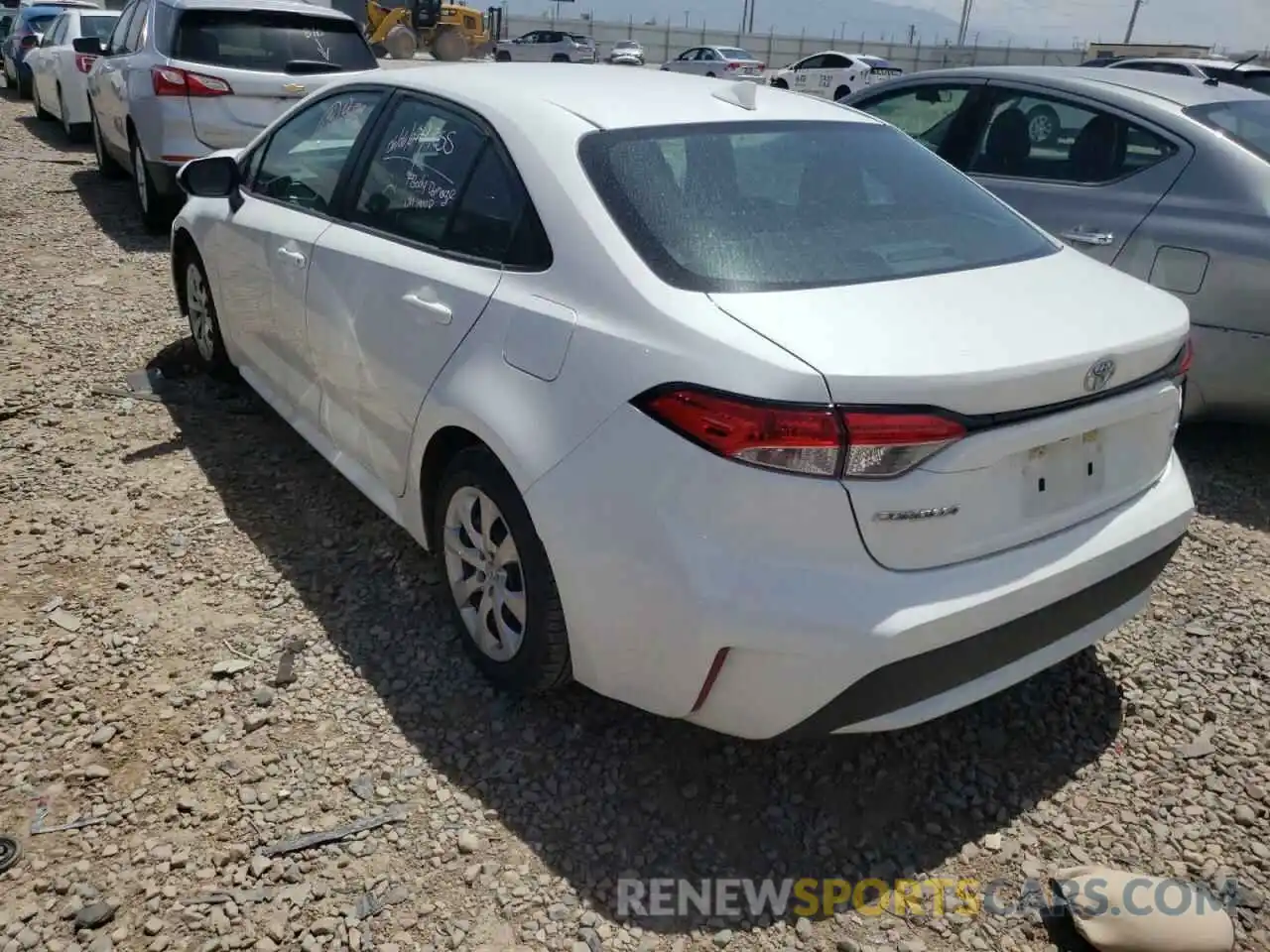 3 Photograph of a damaged car 5YFEPRAE1LP077289 TOYOTA COROLLA 2020