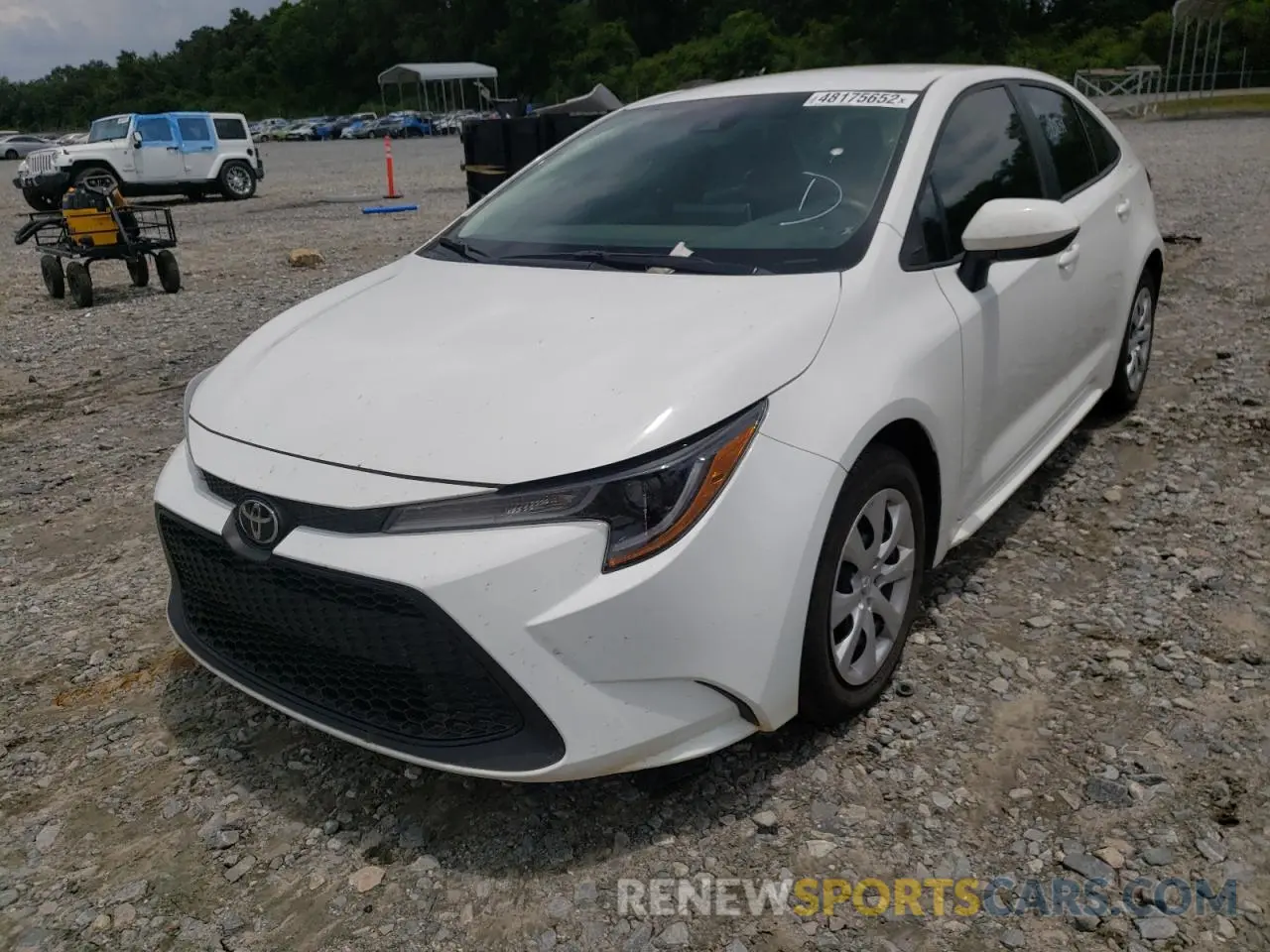 2 Photograph of a damaged car 5YFEPRAE1LP077308 TOYOTA COROLLA 2020