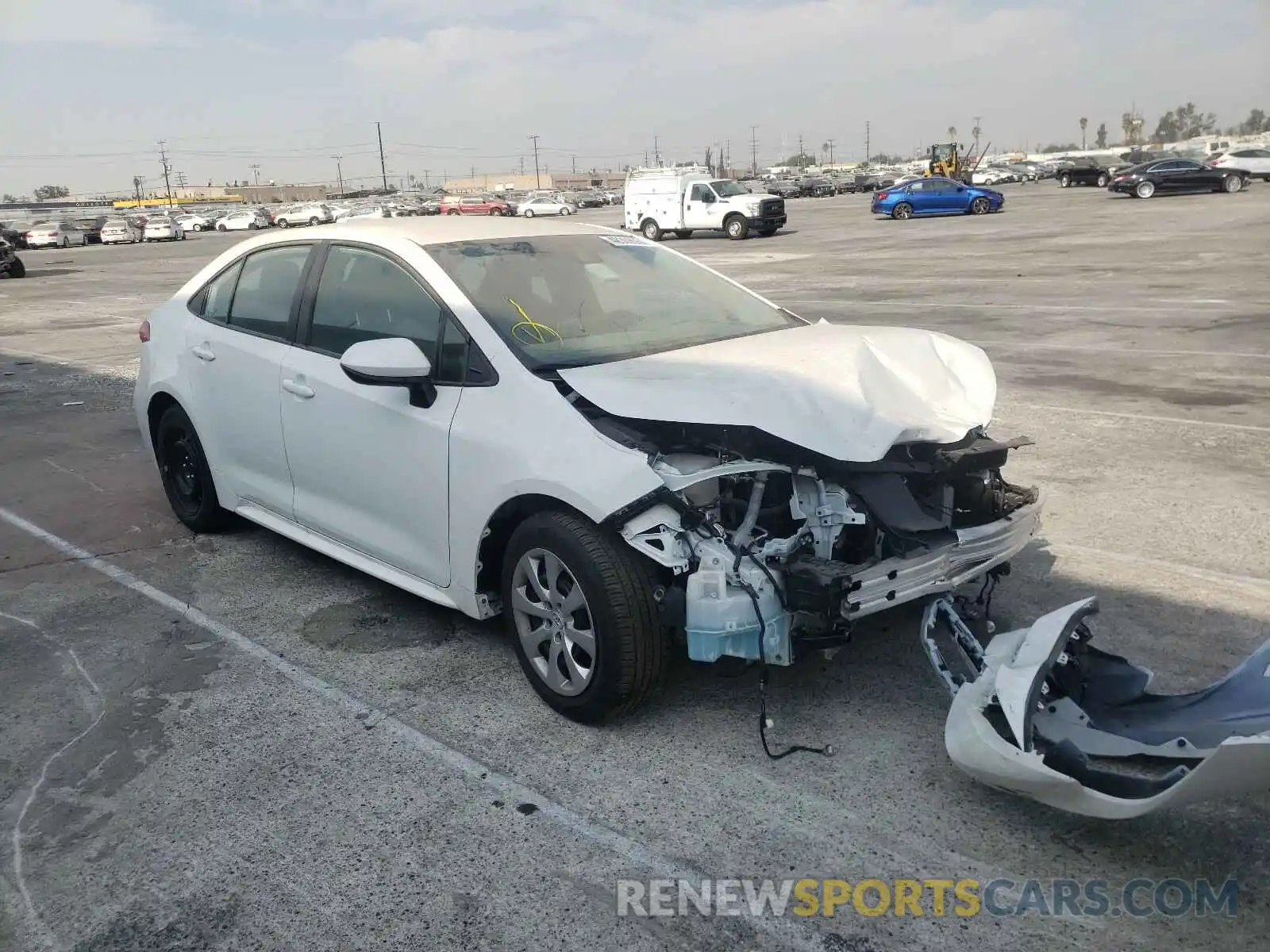 1 Photograph of a damaged car 5YFEPRAE1LP078247 TOYOTA COROLLA 2020