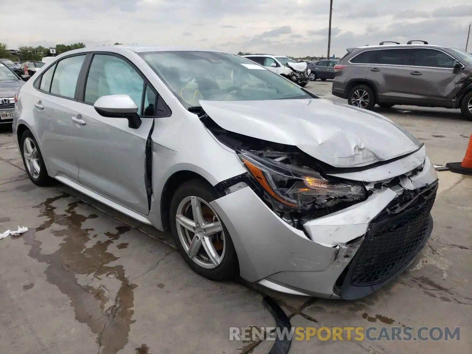 1 Photograph of a damaged car 5YFEPRAE1LP078457 TOYOTA COROLLA 2020