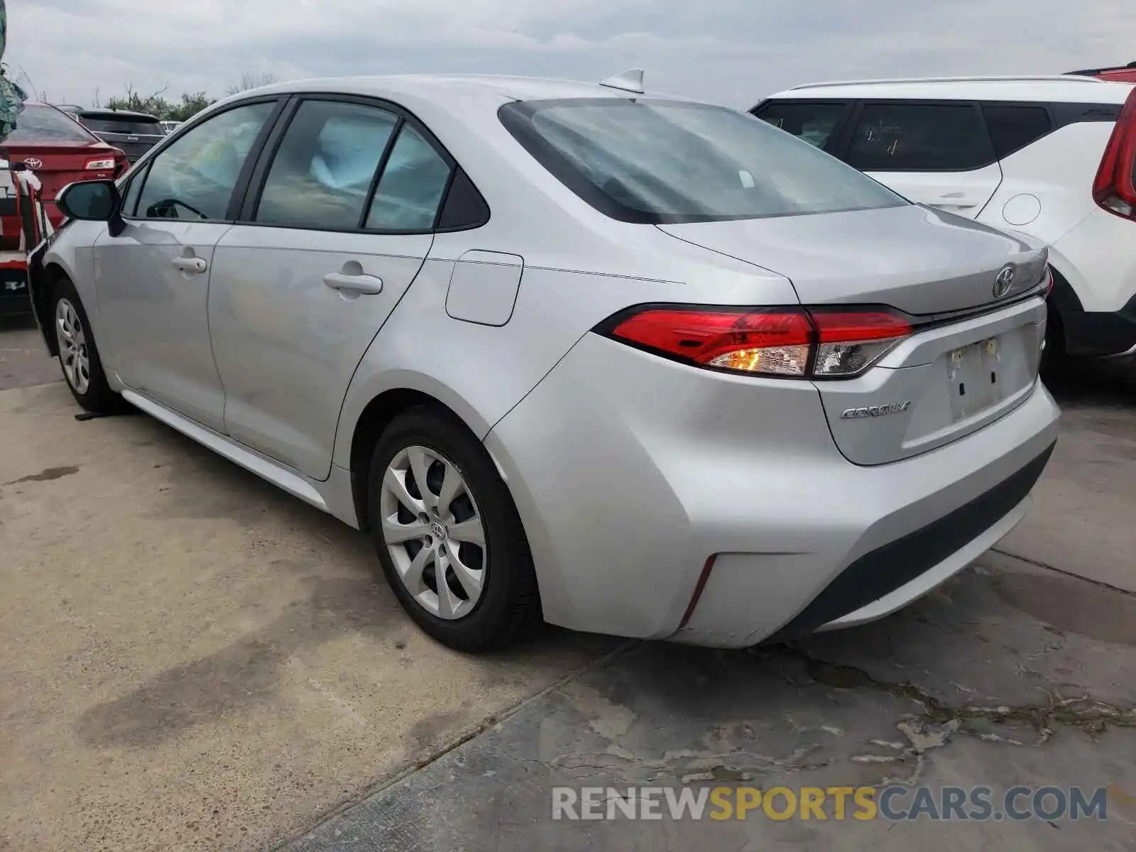 3 Photograph of a damaged car 5YFEPRAE1LP078457 TOYOTA COROLLA 2020