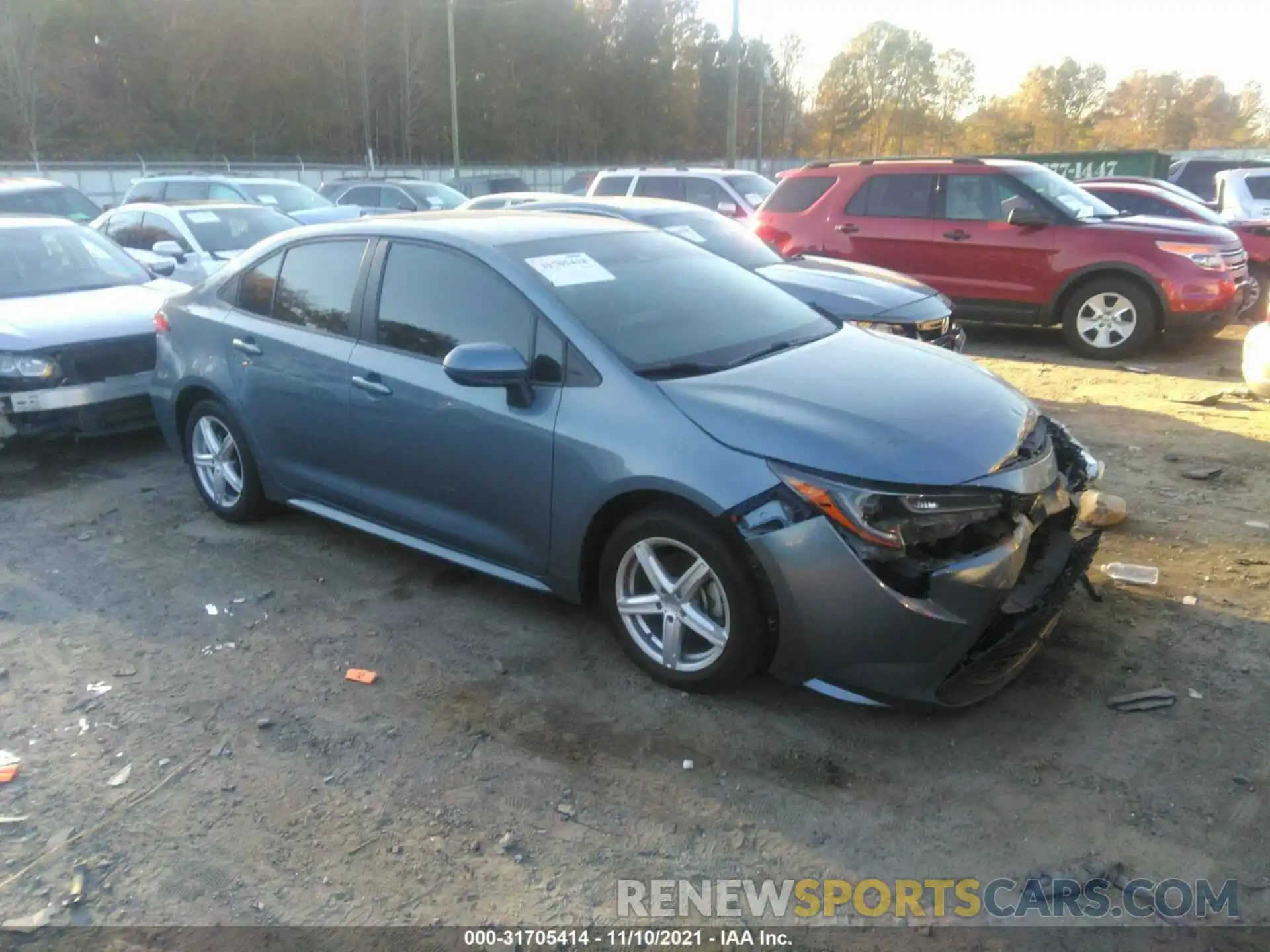 1 Photograph of a damaged car 5YFEPRAE1LP078510 TOYOTA COROLLA 2020