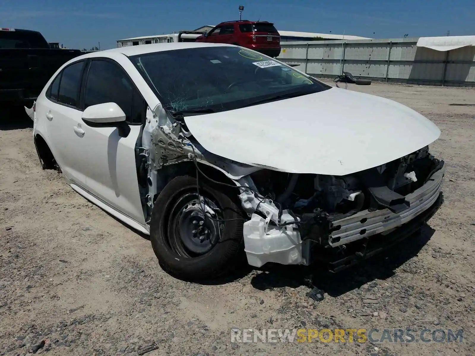 1 Photograph of a damaged car 5YFEPRAE1LP080340 TOYOTA COROLLA 2020