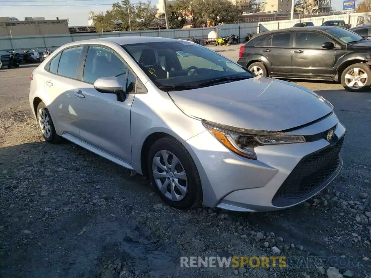 1 Photograph of a damaged car 5YFEPRAE1LP080368 TOYOTA COROLLA 2020