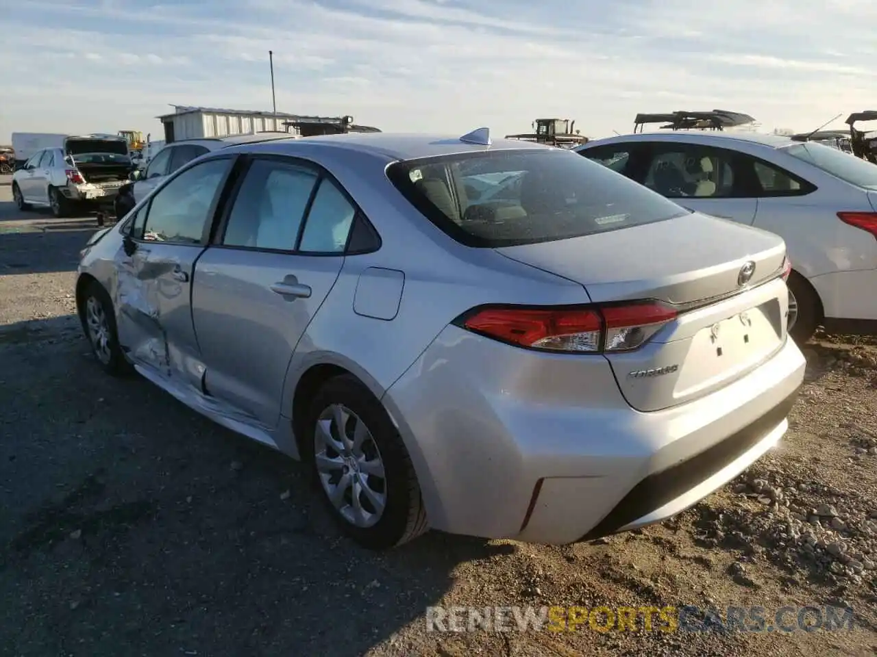 3 Photograph of a damaged car 5YFEPRAE1LP080368 TOYOTA COROLLA 2020