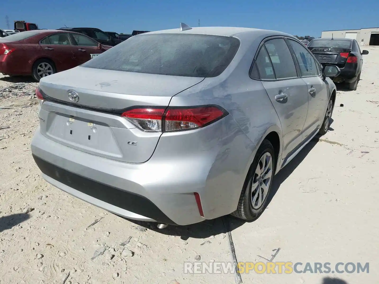 4 Photograph of a damaged car 5YFEPRAE1LP080659 TOYOTA COROLLA 2020