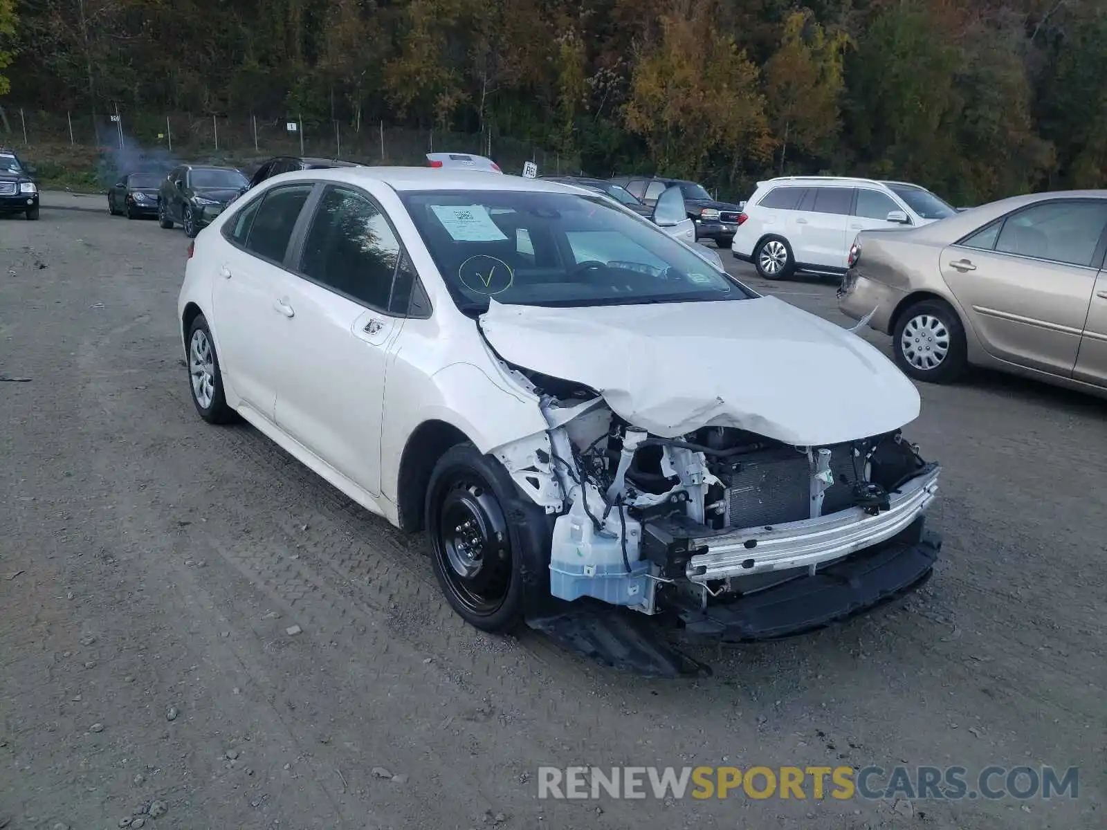 1 Photograph of a damaged car 5YFEPRAE1LP080886 TOYOTA COROLLA 2020