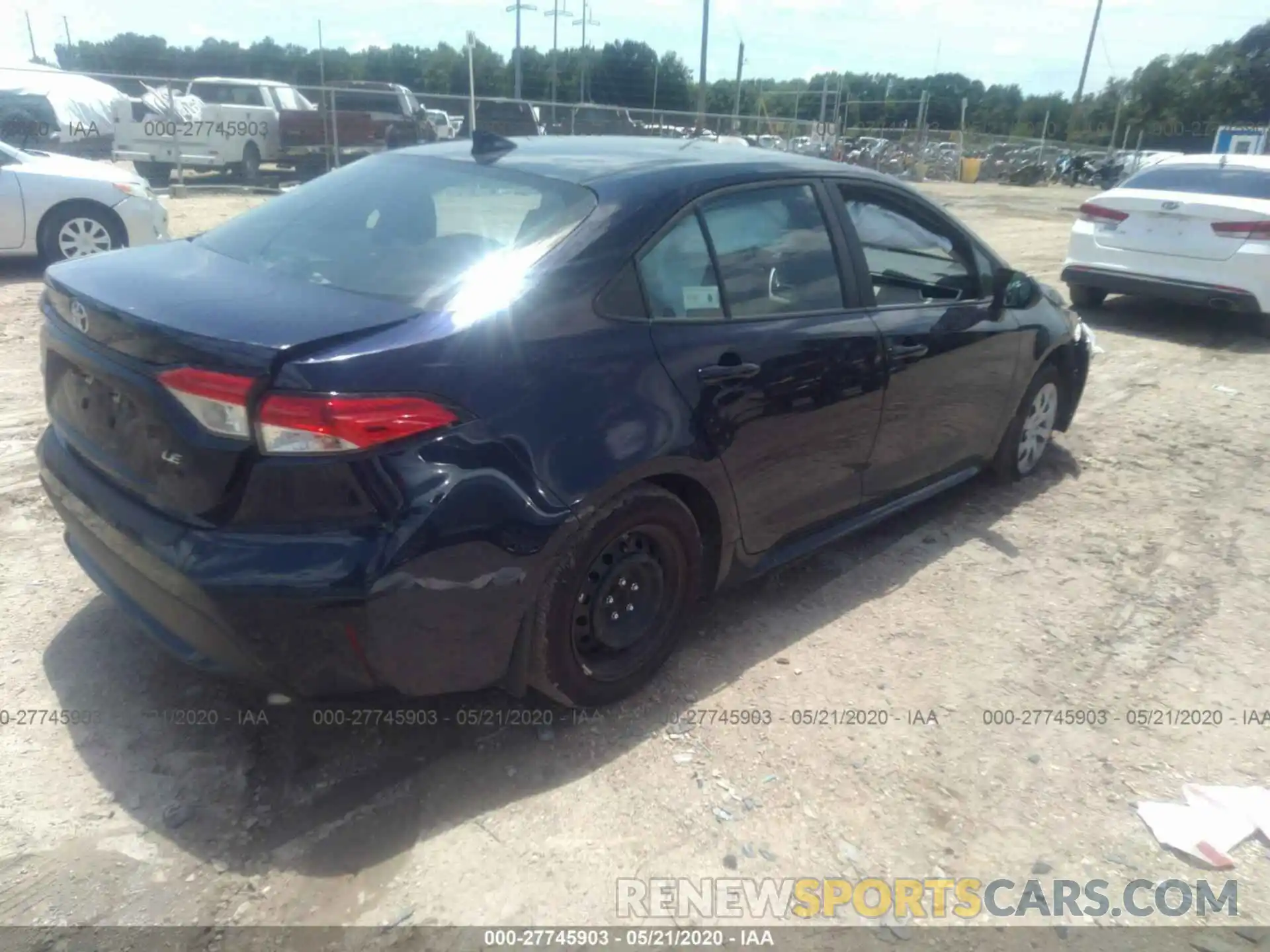 4 Photograph of a damaged car 5YFEPRAE1LP081911 TOYOTA COROLLA 2020