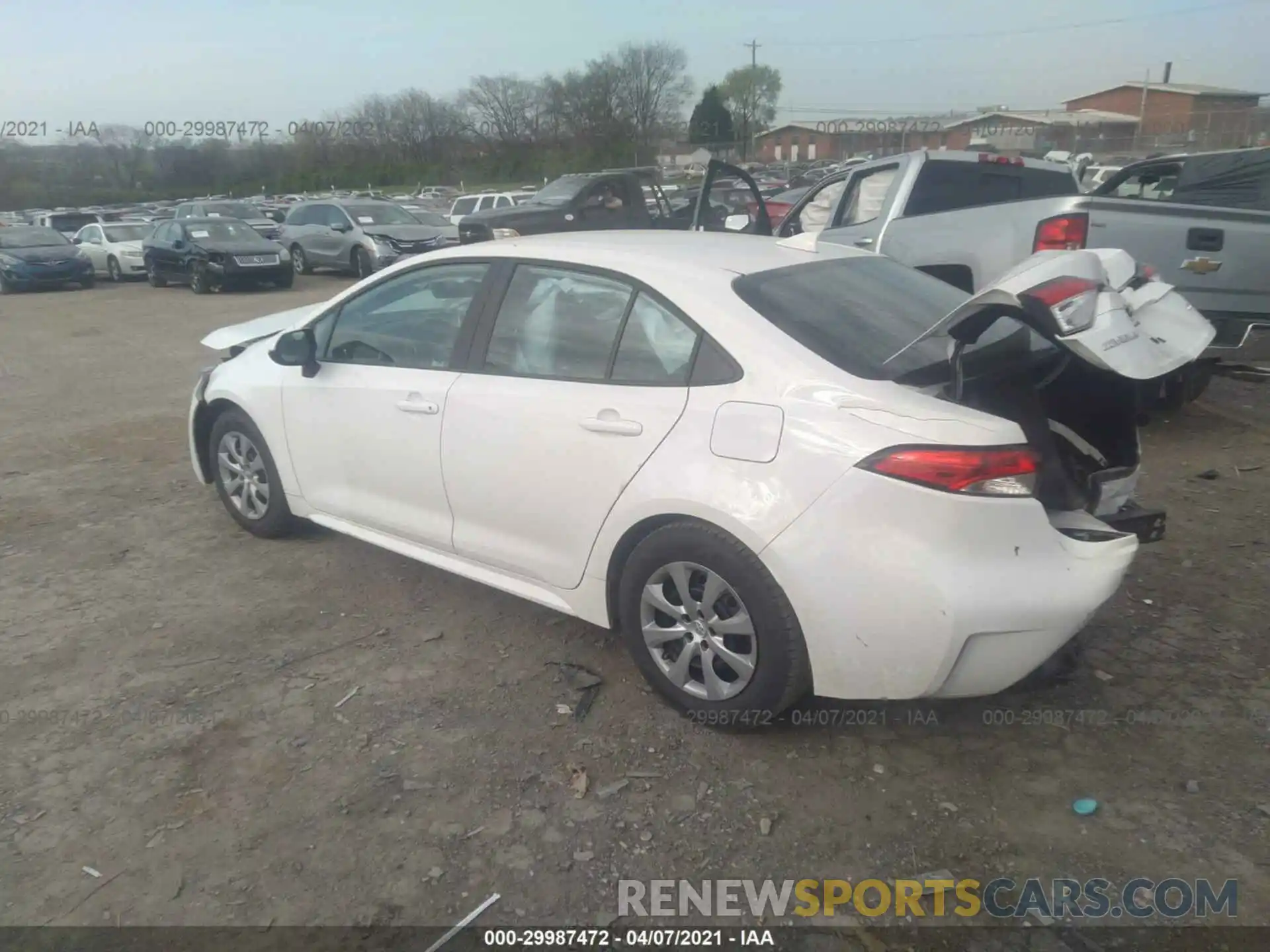 3 Photograph of a damaged car 5YFEPRAE1LP082086 TOYOTA COROLLA 2020