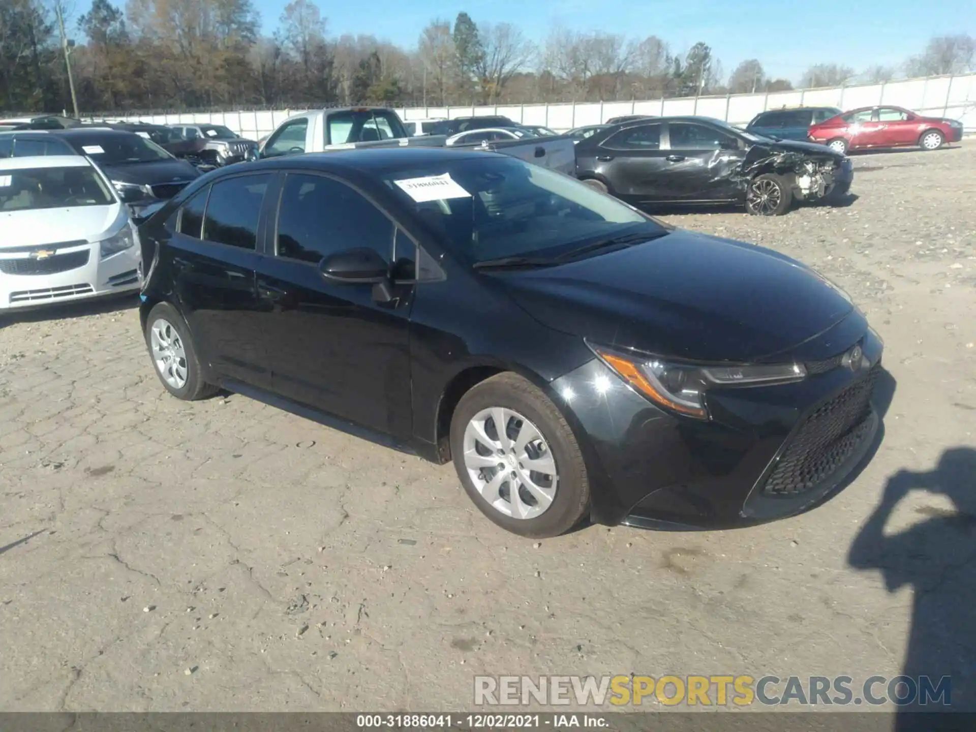 1 Photograph of a damaged car 5YFEPRAE1LP082170 TOYOTA COROLLA 2020