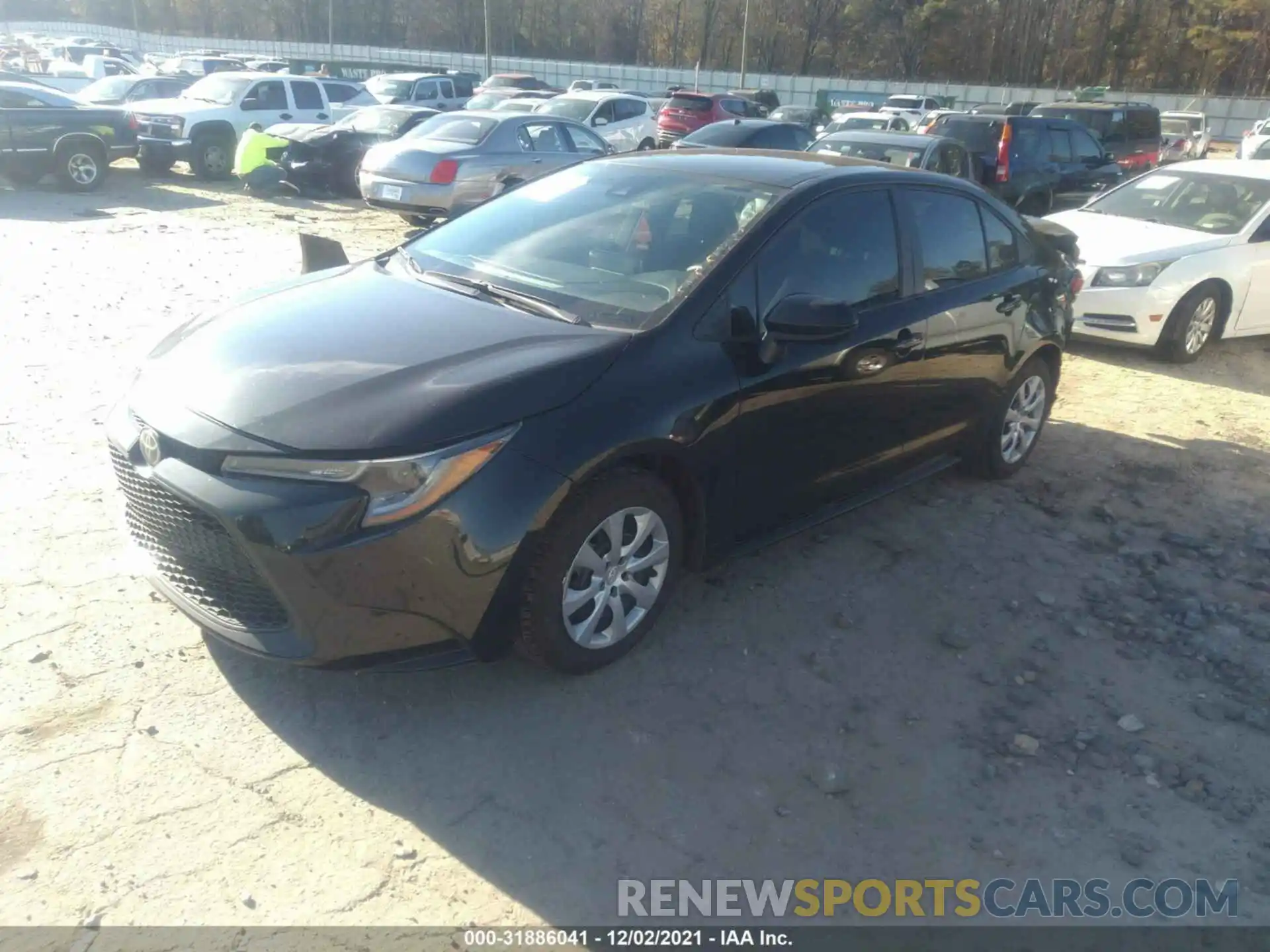 2 Photograph of a damaged car 5YFEPRAE1LP082170 TOYOTA COROLLA 2020