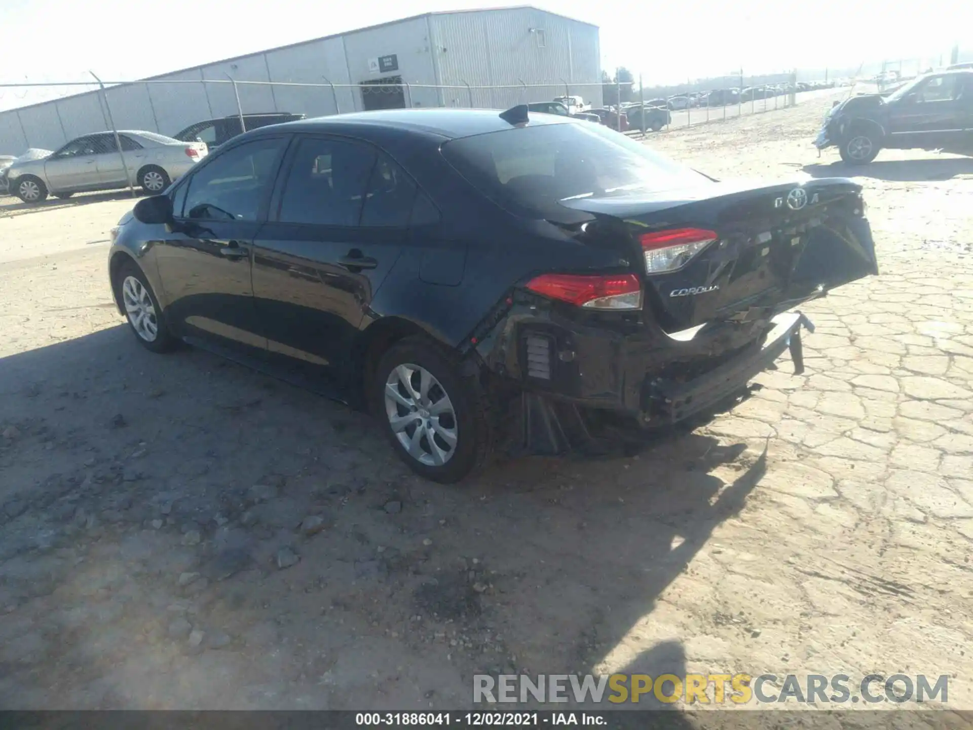 3 Photograph of a damaged car 5YFEPRAE1LP082170 TOYOTA COROLLA 2020