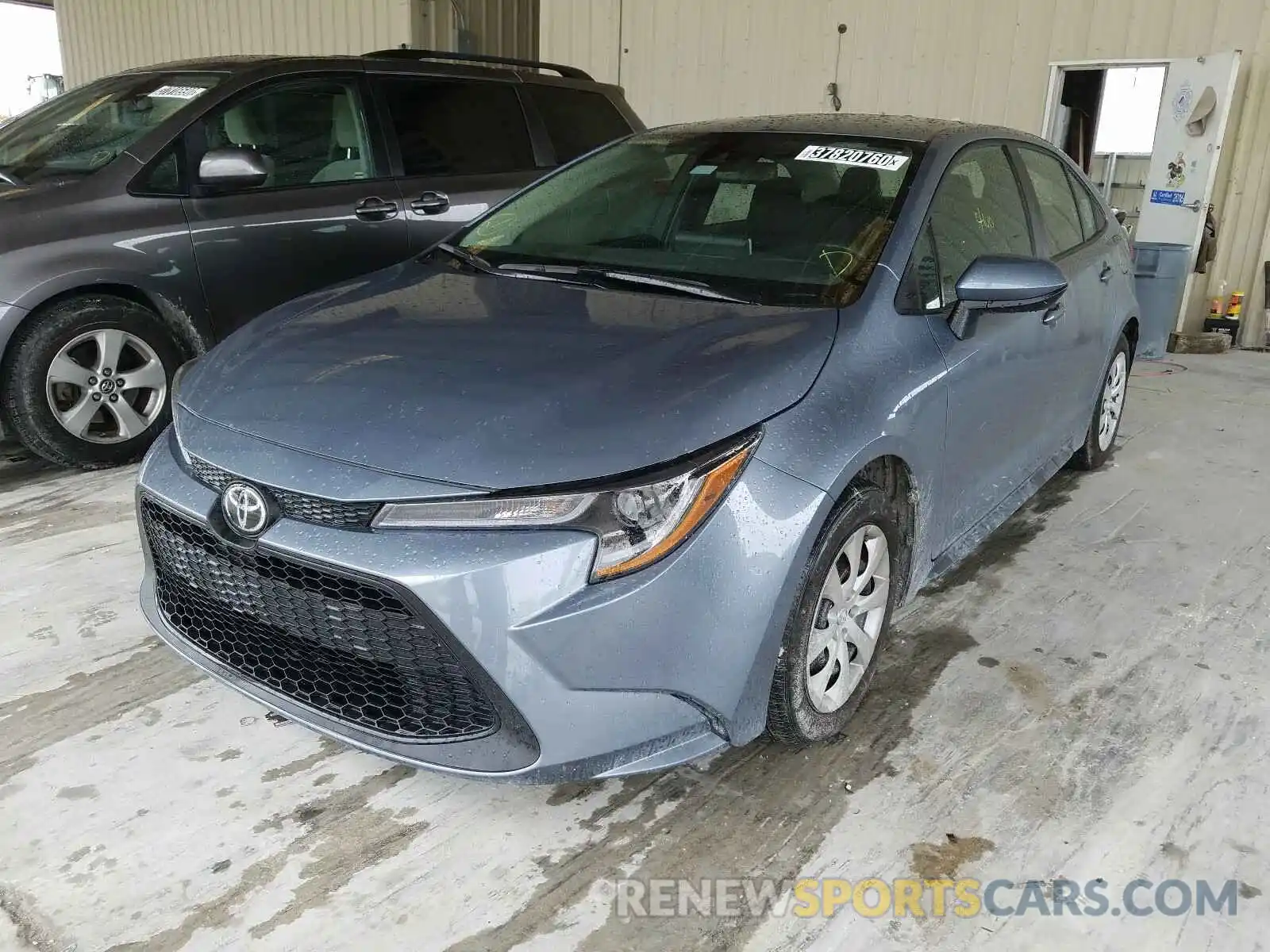 2 Photograph of a damaged car 5YFEPRAE1LP082721 TOYOTA COROLLA 2020