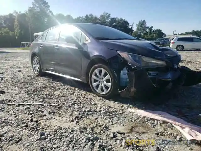 1 Photograph of a damaged car 5YFEPRAE1LP082847 TOYOTA COROLLA 2020