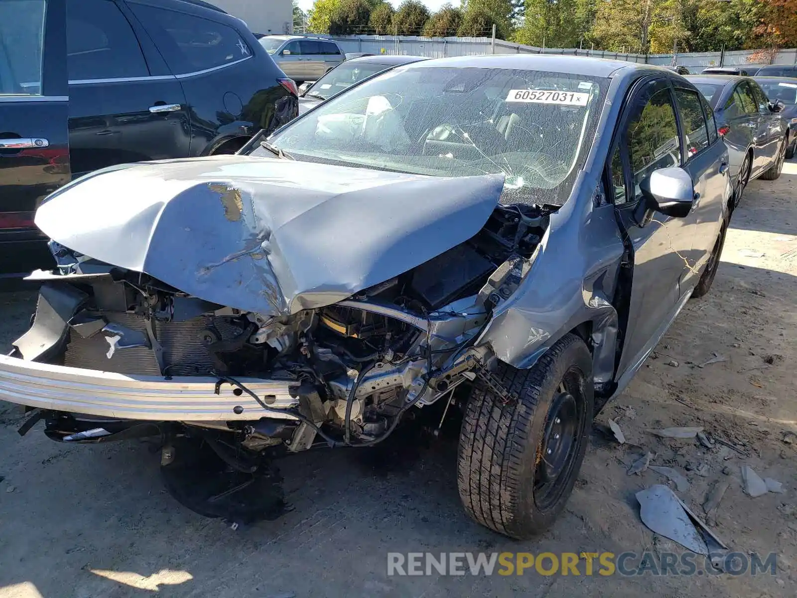 2 Photograph of a damaged car 5YFEPRAE1LP083402 TOYOTA COROLLA 2020