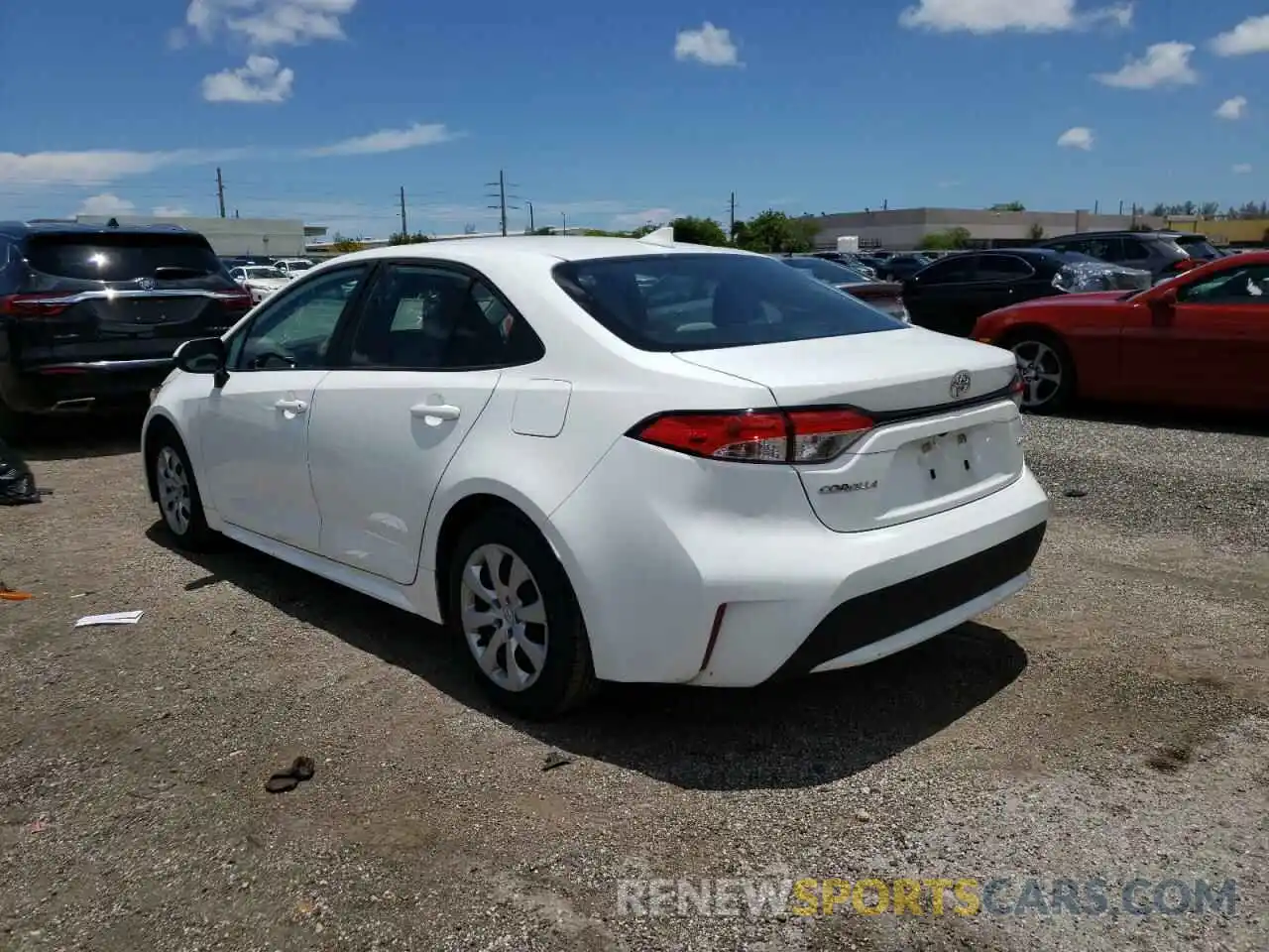 3 Photograph of a damaged car 5YFEPRAE1LP083481 TOYOTA COROLLA 2020