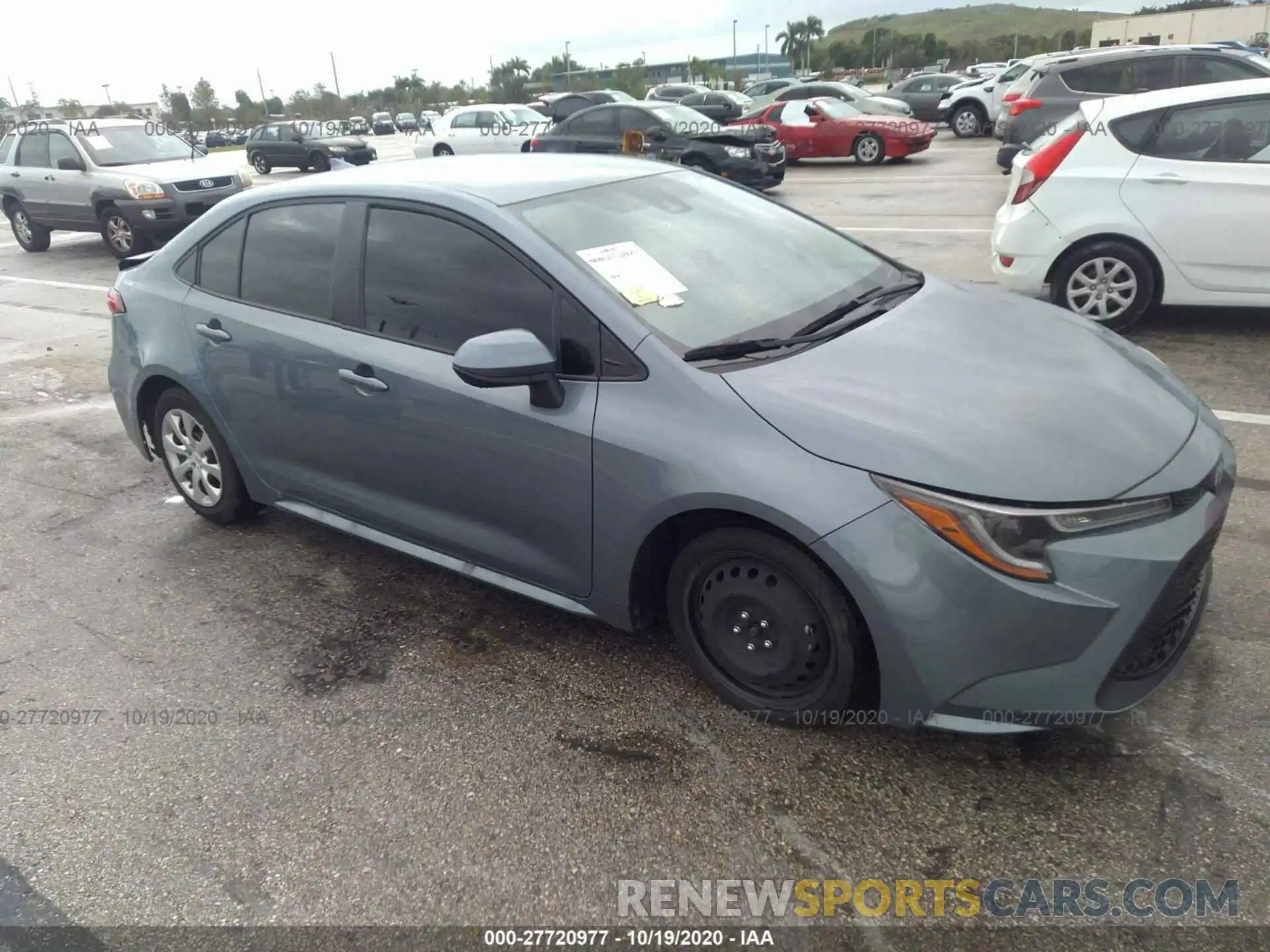 1 Photograph of a damaged car 5YFEPRAE1LP083609 TOYOTA COROLLA 2020