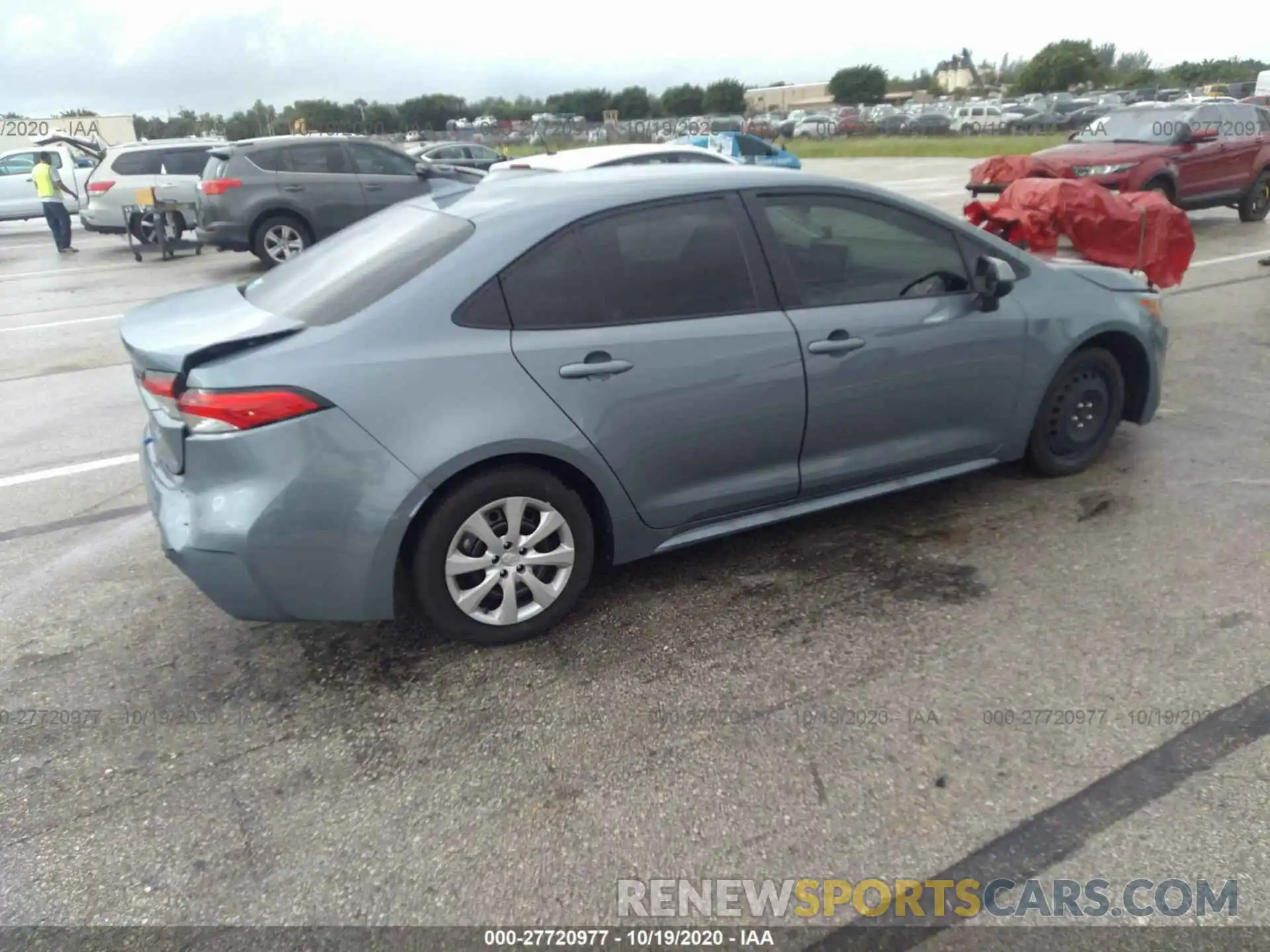 4 Photograph of a damaged car 5YFEPRAE1LP083609 TOYOTA COROLLA 2020