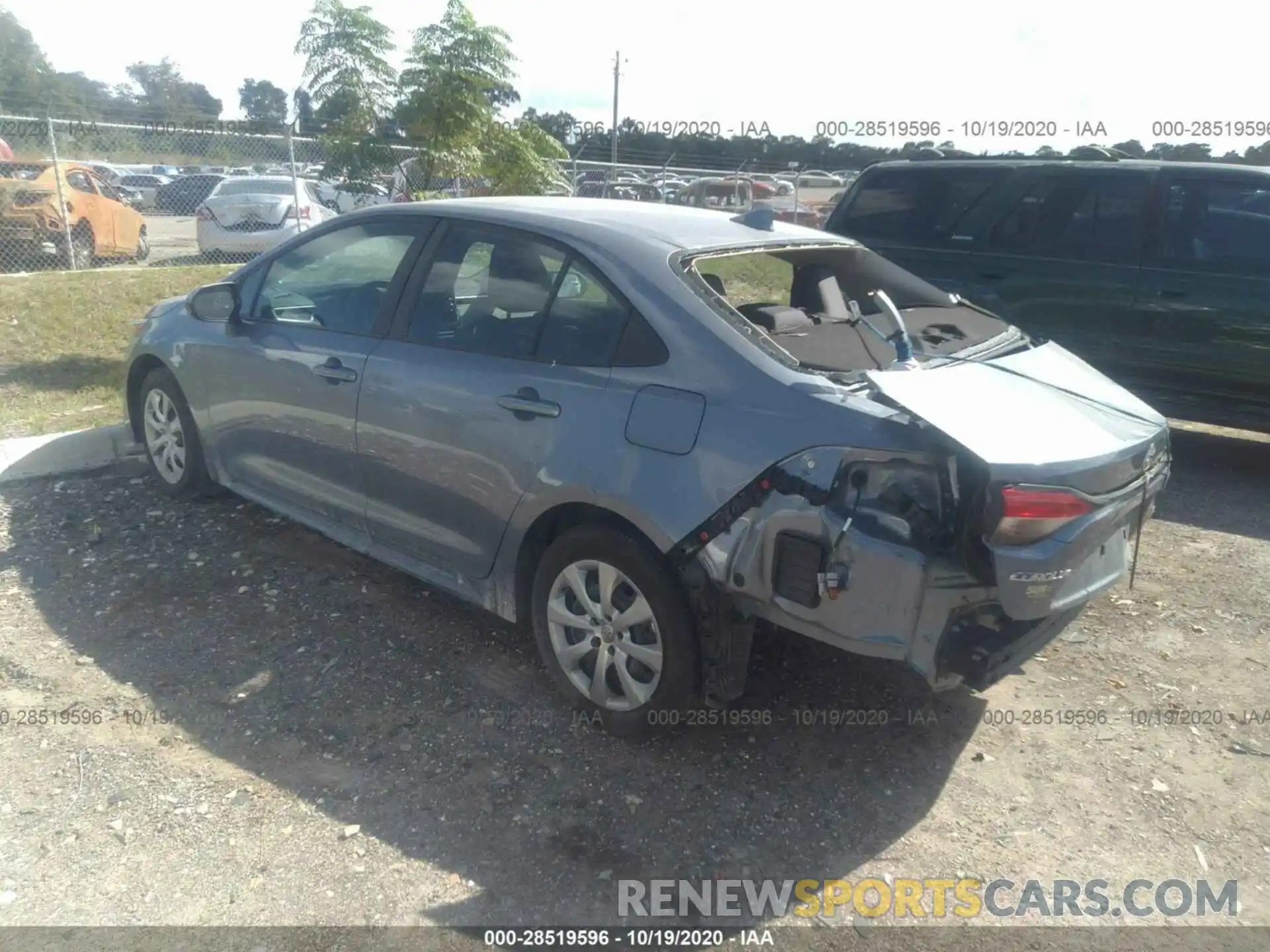3 Фотография поврежденного автомобиля 5YFEPRAE1LP083951 TOYOTA COROLLA 2020