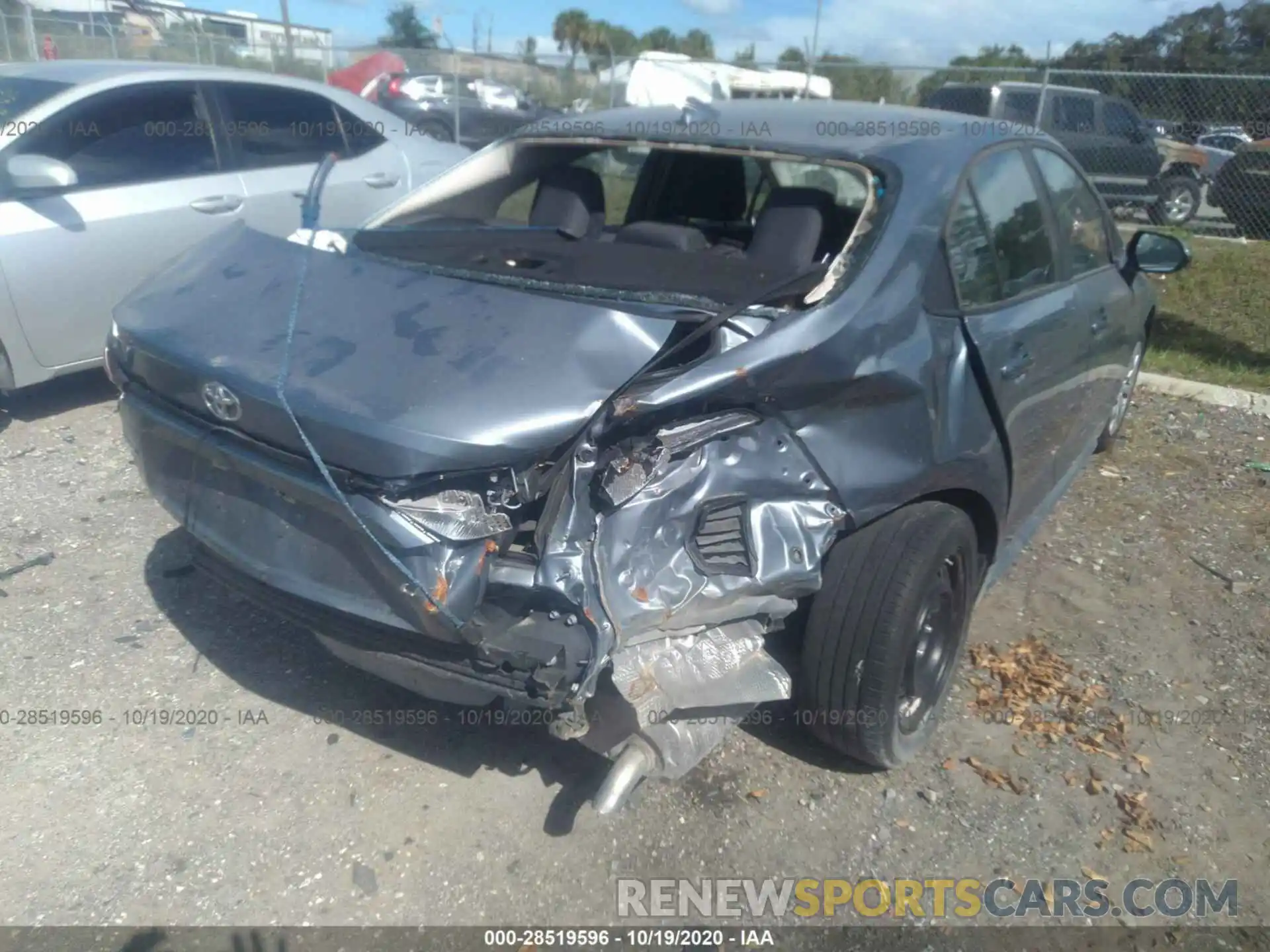6 Фотография поврежденного автомобиля 5YFEPRAE1LP083951 TOYOTA COROLLA 2020