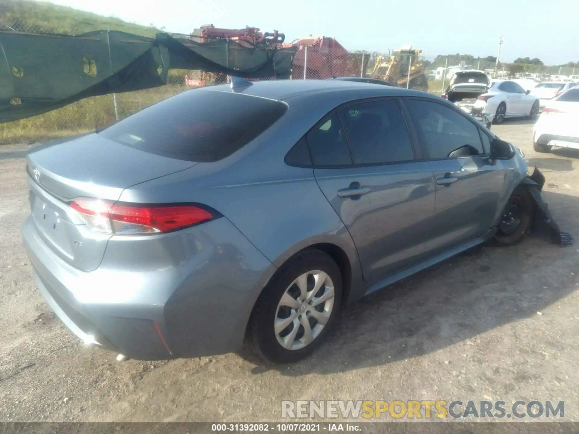 4 Photograph of a damaged car 5YFEPRAE1LP085697 TOYOTA COROLLA 2020