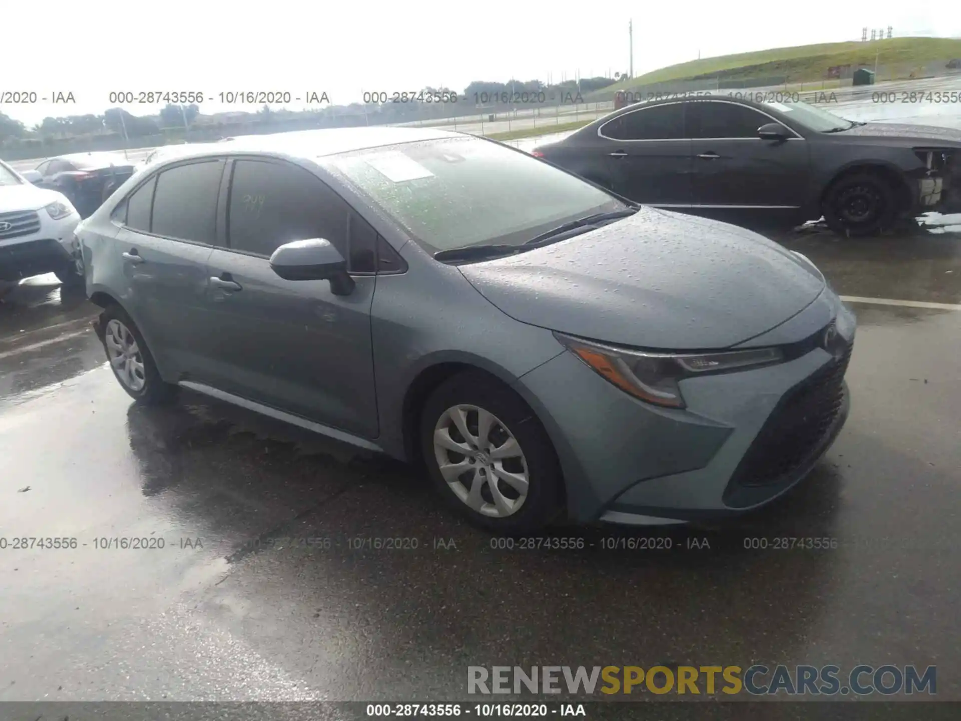 1 Photograph of a damaged car 5YFEPRAE1LP085828 TOYOTA COROLLA 2020