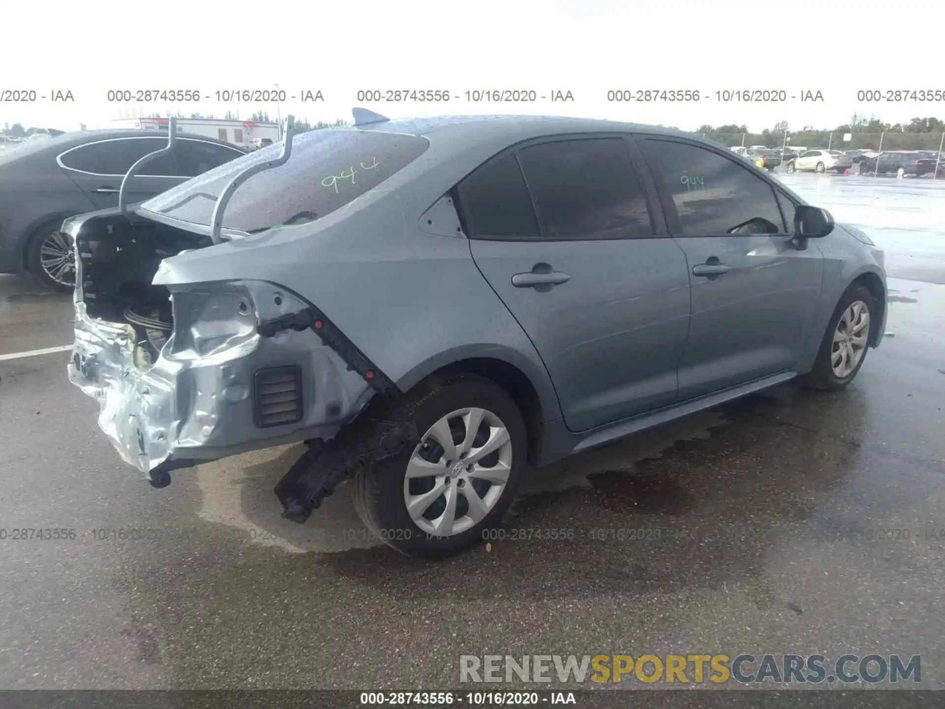 4 Photograph of a damaged car 5YFEPRAE1LP085828 TOYOTA COROLLA 2020