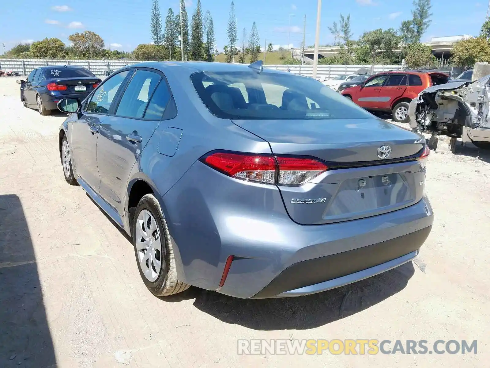 3 Photograph of a damaged car 5YFEPRAE1LP085845 TOYOTA COROLLA 2020