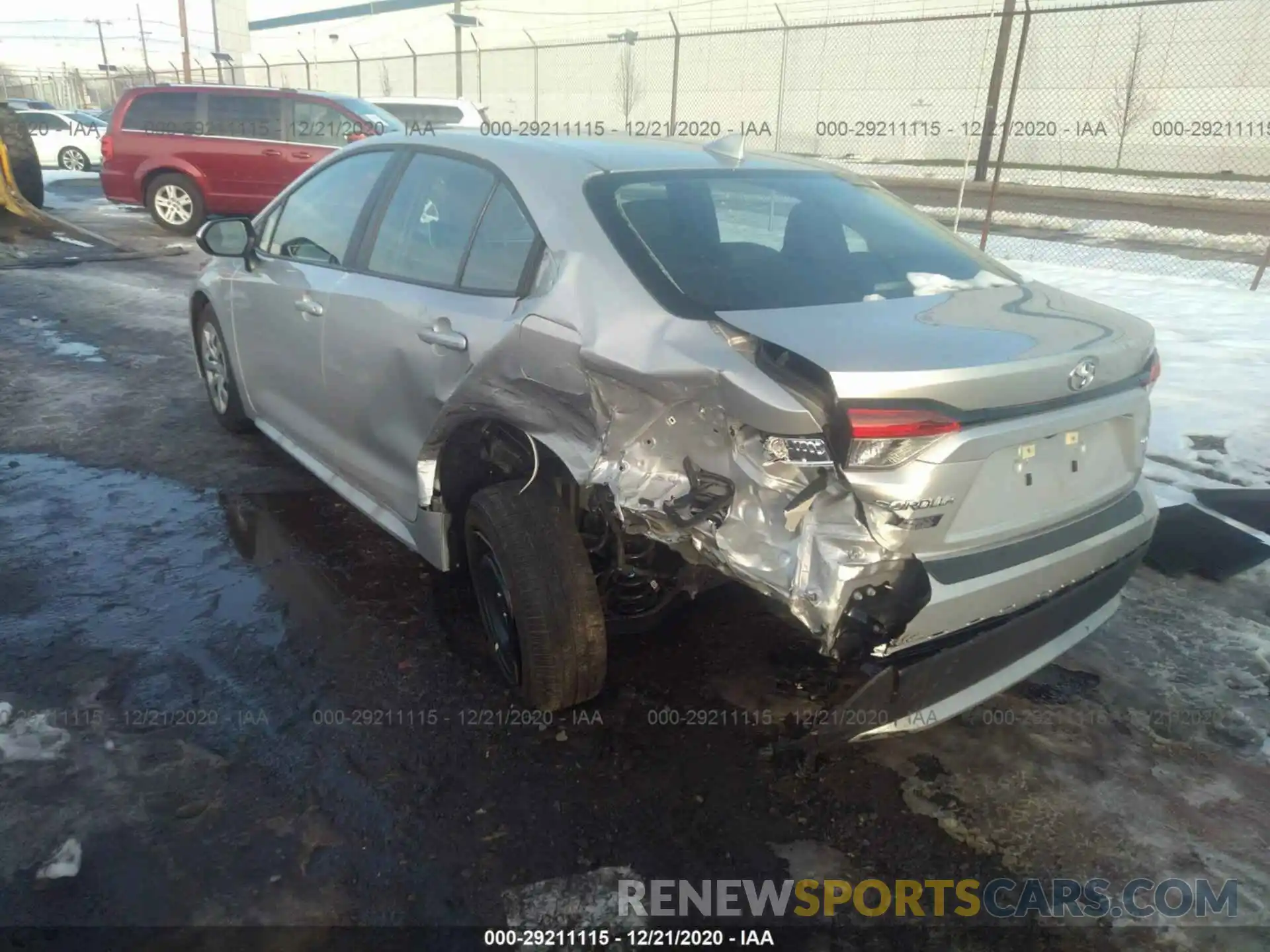 3 Photograph of a damaged car 5YFEPRAE1LP085862 TOYOTA COROLLA 2020