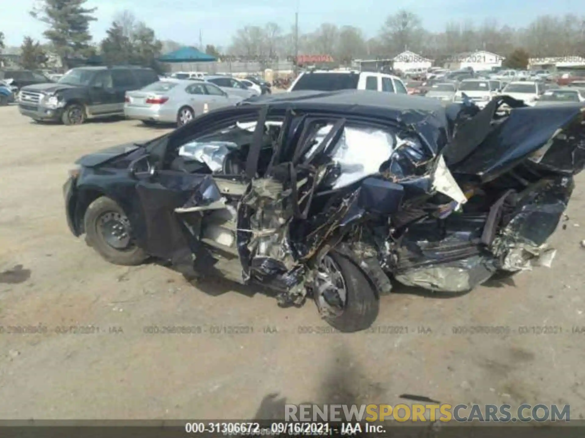 3 Photograph of a damaged car 5YFEPRAE1LP086249 TOYOTA COROLLA 2020