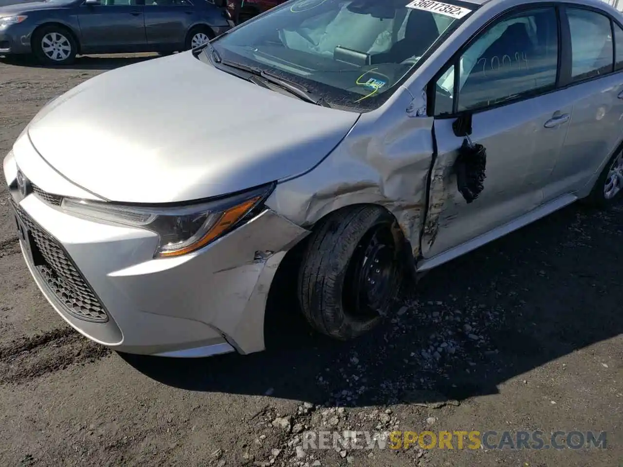 9 Photograph of a damaged car 5YFEPRAE1LP086431 TOYOTA COROLLA 2020