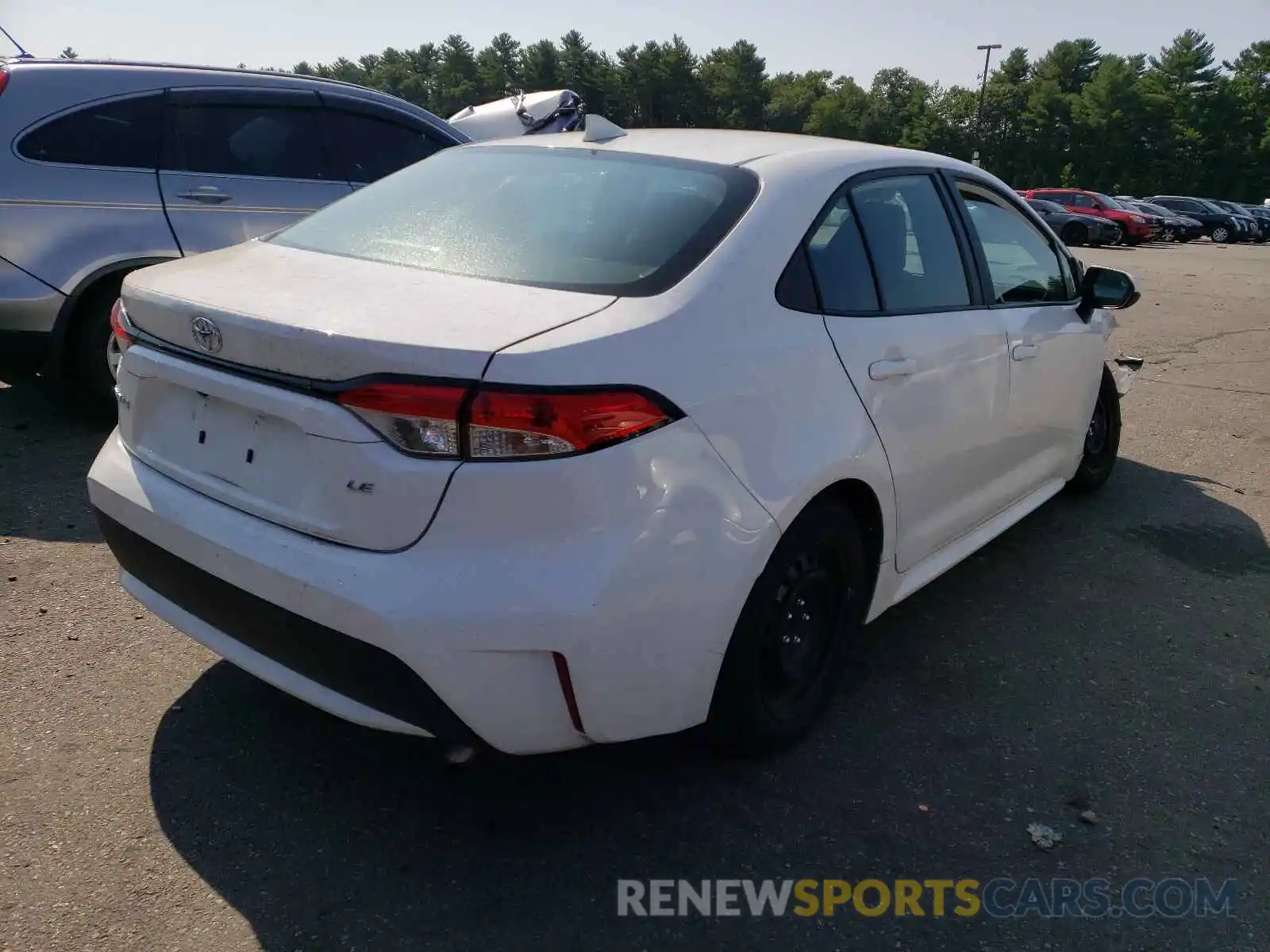 4 Photograph of a damaged car 5YFEPRAE1LP086767 TOYOTA COROLLA 2020