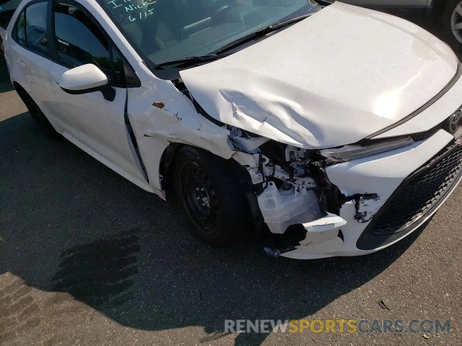 9 Photograph of a damaged car 5YFEPRAE1LP086767 TOYOTA COROLLA 2020