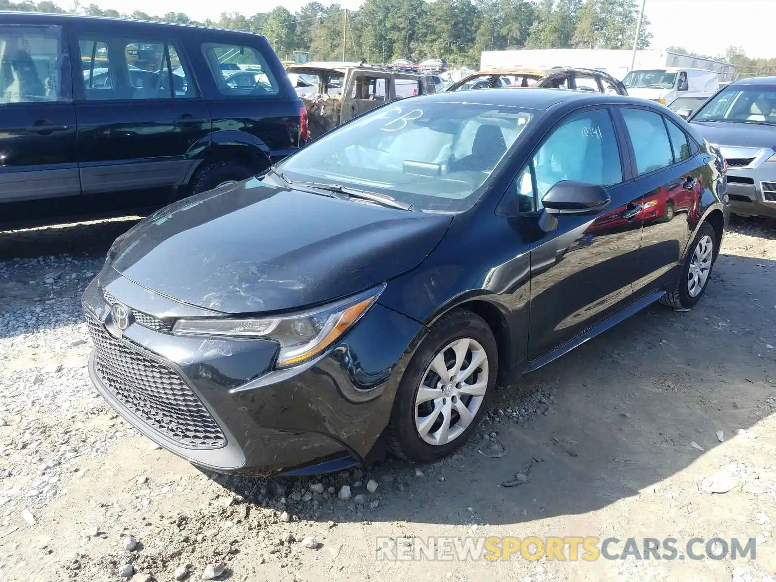 2 Photograph of a damaged car 5YFEPRAE1LP086798 TOYOTA COROLLA 2020