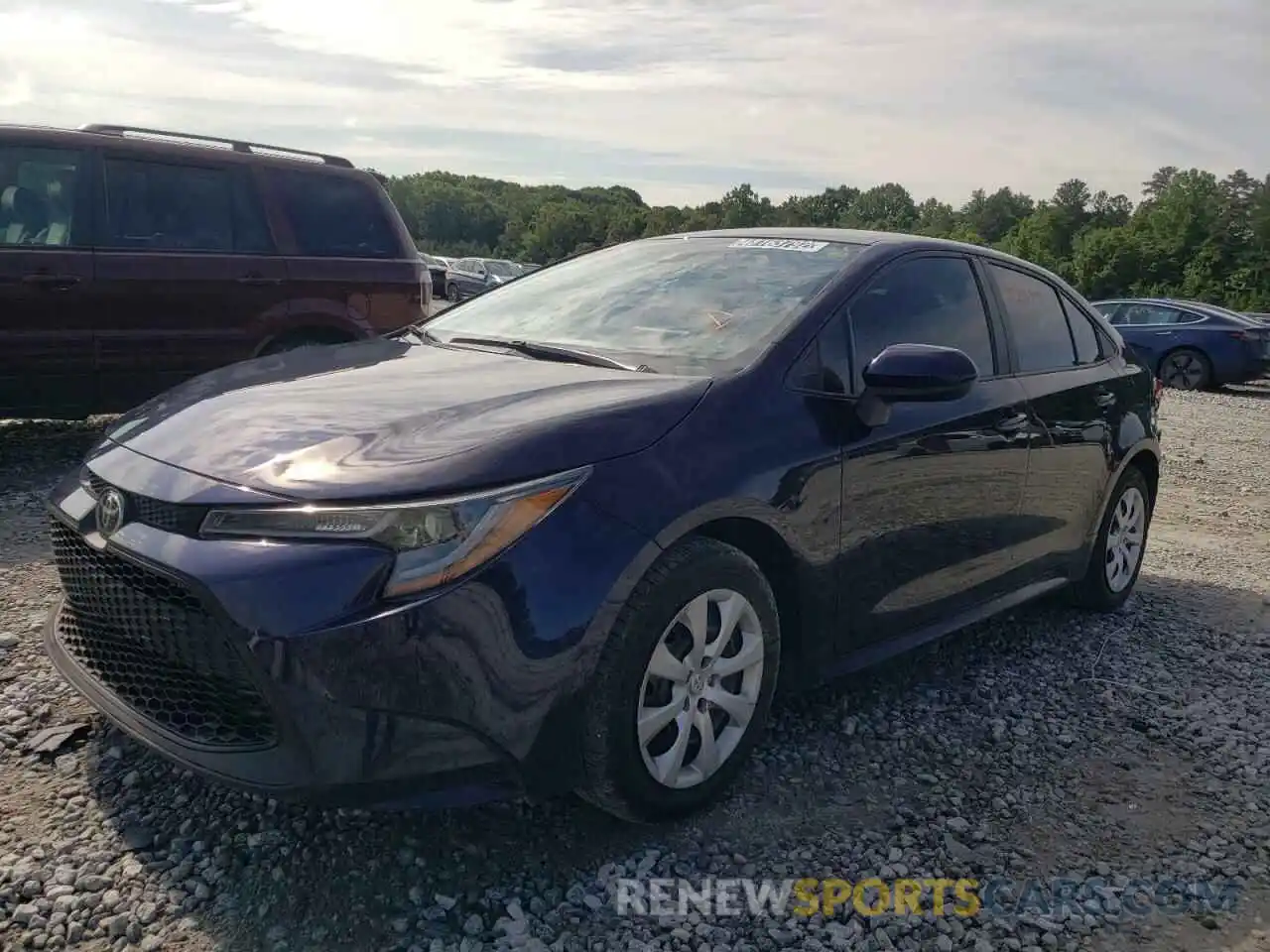 2 Photograph of a damaged car 5YFEPRAE1LP086879 TOYOTA COROLLA 2020