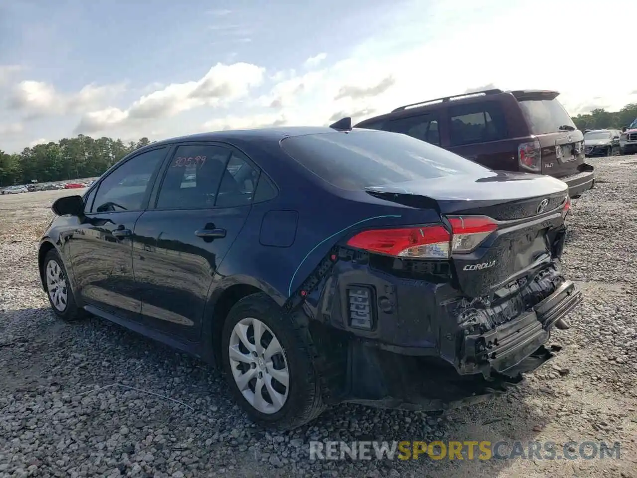 3 Photograph of a damaged car 5YFEPRAE1LP086879 TOYOTA COROLLA 2020