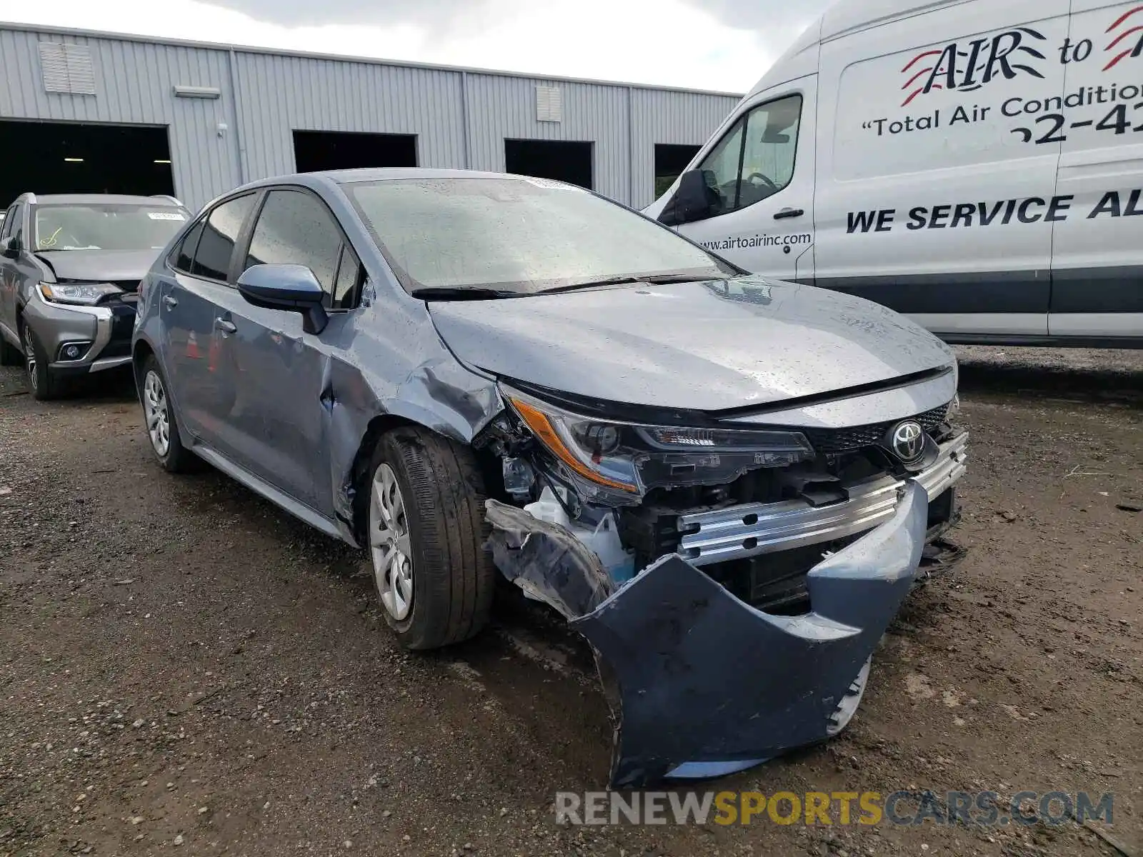 1 Photograph of a damaged car 5YFEPRAE1LP087983 TOYOTA COROLLA 2020