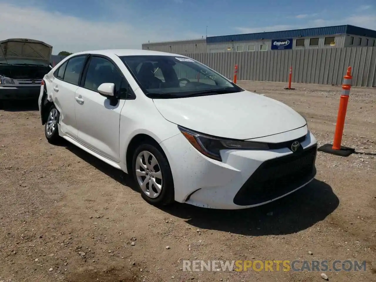 1 Photograph of a damaged car 5YFEPRAE1LP088146 TOYOTA COROLLA 2020