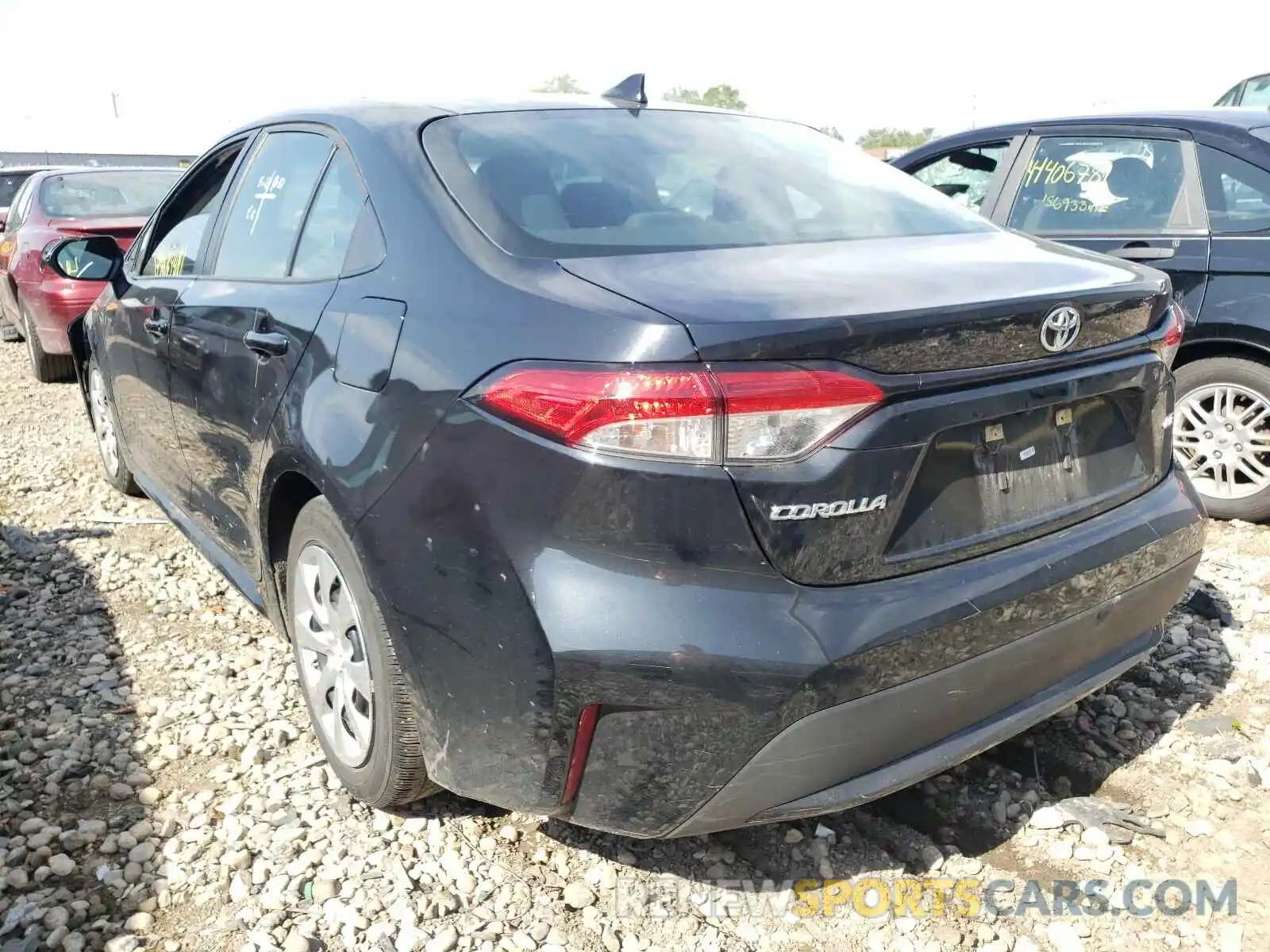 3 Photograph of a damaged car 5YFEPRAE1LP088163 TOYOTA COROLLA 2020