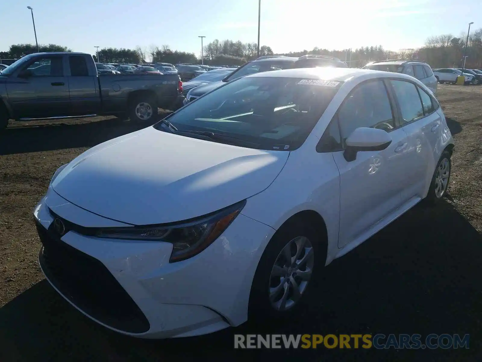 2 Photograph of a damaged car 5YFEPRAE1LP089006 TOYOTA COROLLA 2020