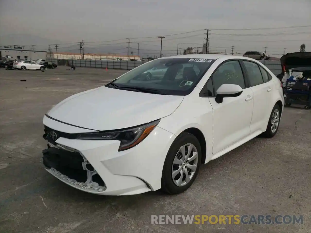 2 Photograph of a damaged car 5YFEPRAE1LP089085 TOYOTA COROLLA 2020