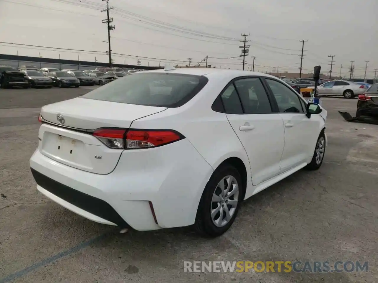 4 Photograph of a damaged car 5YFEPRAE1LP089085 TOYOTA COROLLA 2020