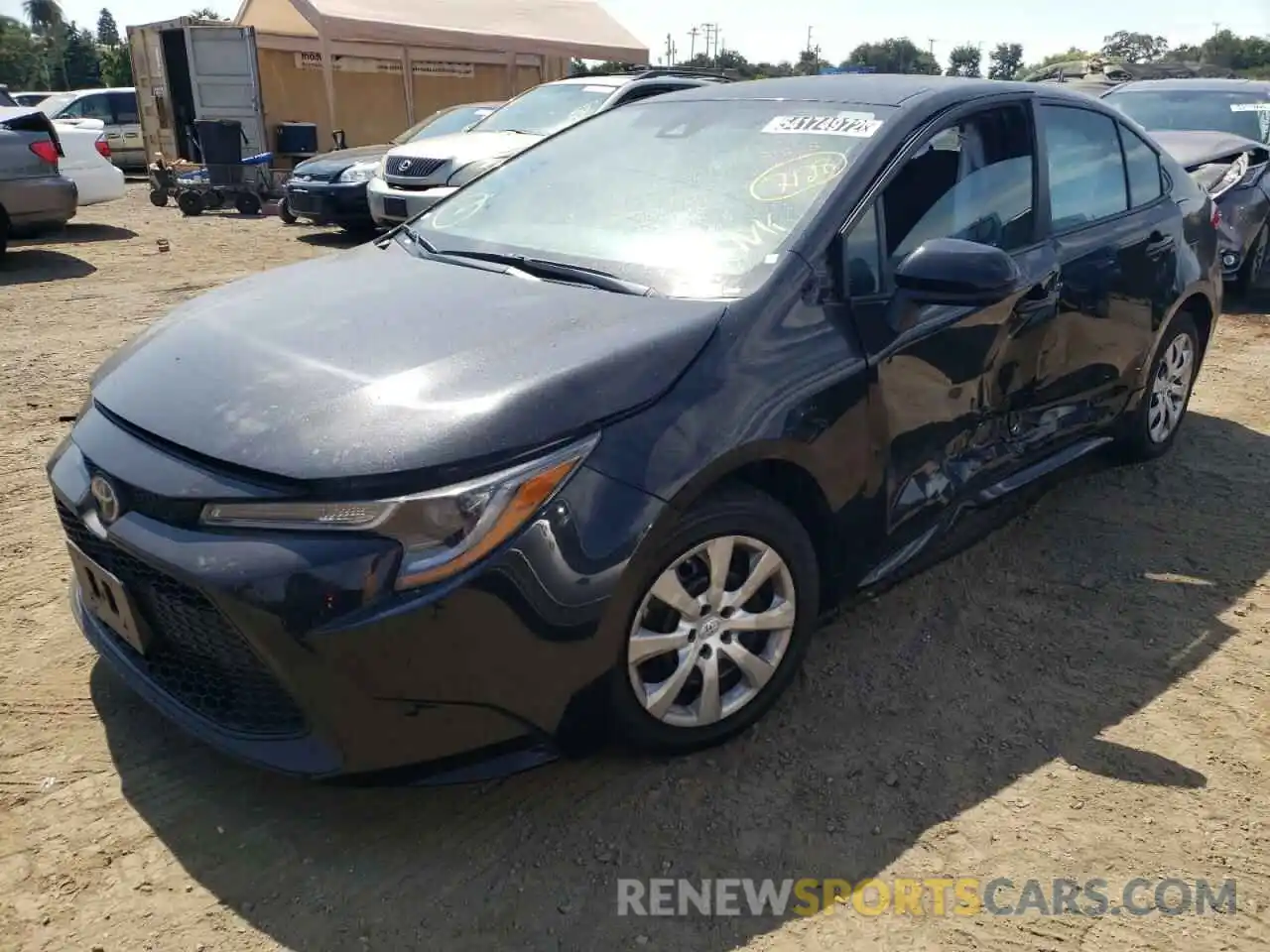 2 Photograph of a damaged car 5YFEPRAE1LP089359 TOYOTA COROLLA 2020