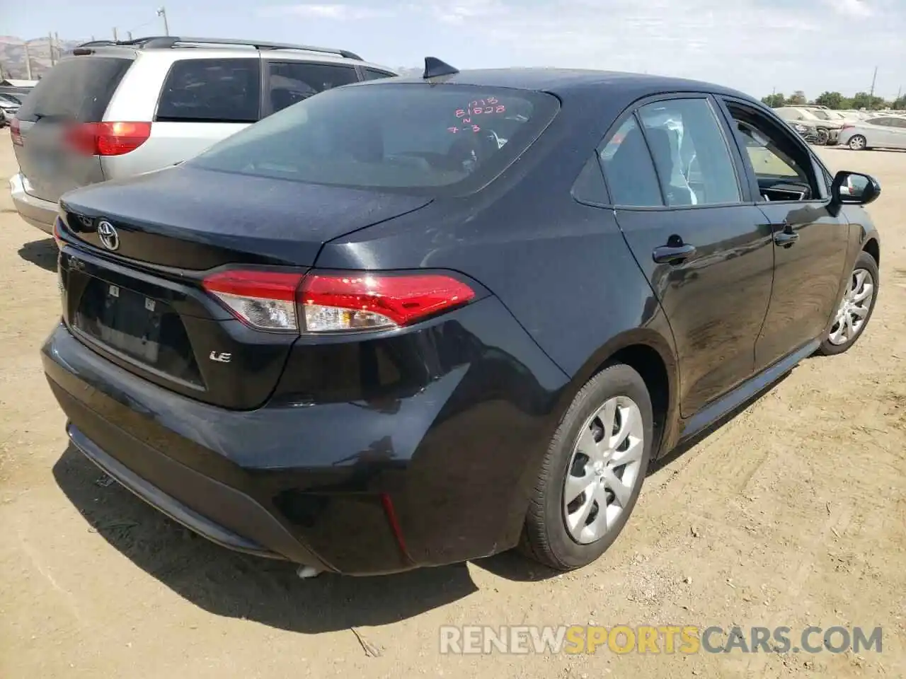 4 Photograph of a damaged car 5YFEPRAE1LP089359 TOYOTA COROLLA 2020