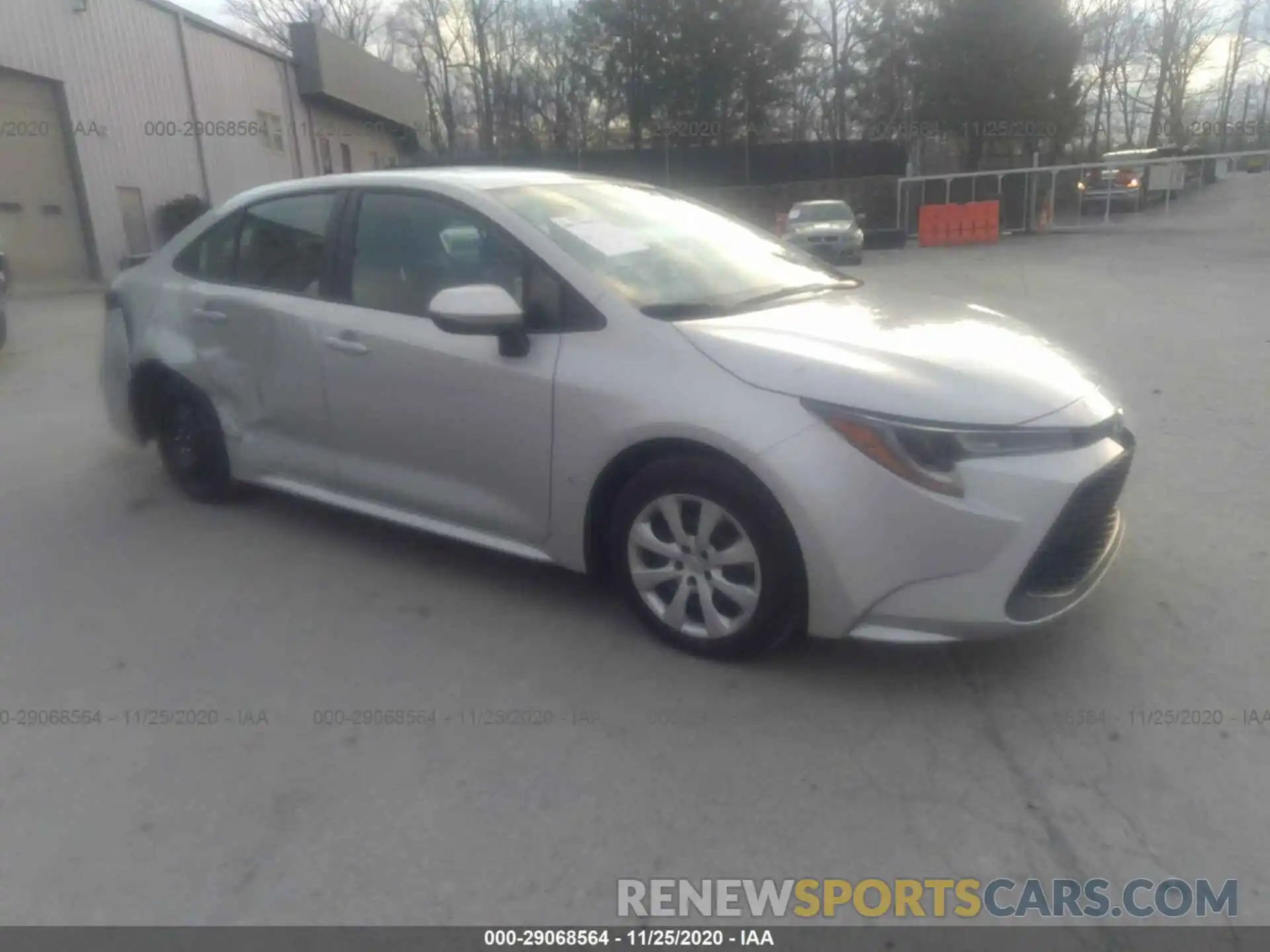 1 Photograph of a damaged car 5YFEPRAE1LP089975 TOYOTA COROLLA 2020