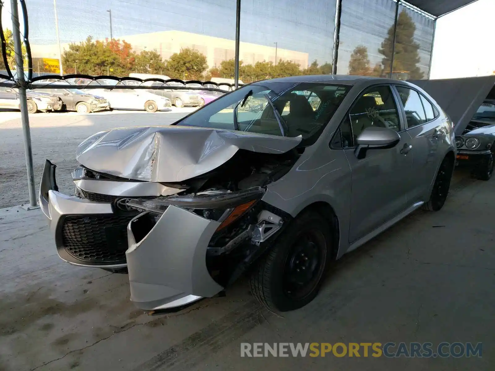 2 Photograph of a damaged car 5YFEPRAE1LP090785 TOYOTA COROLLA 2020