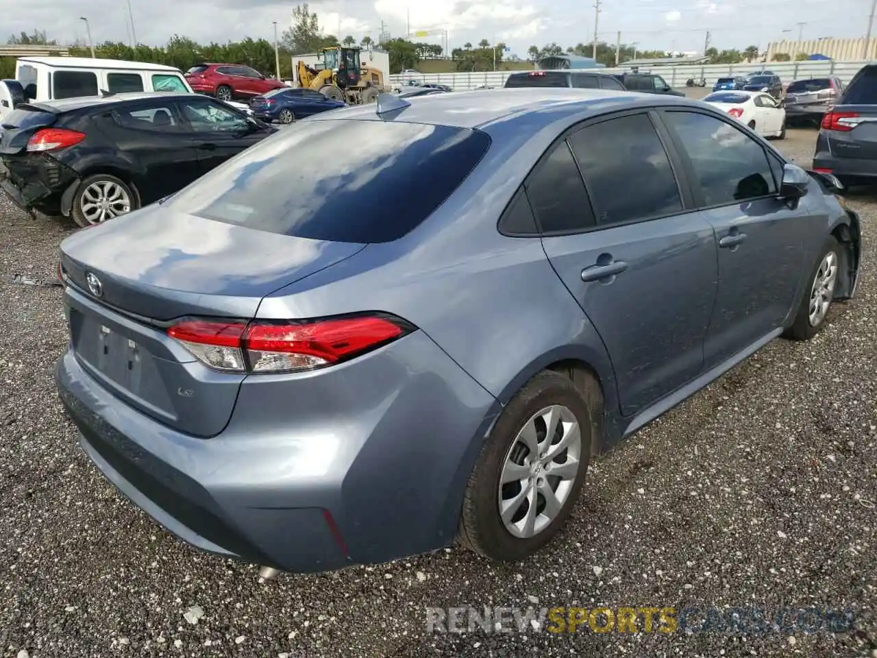 4 Photograph of a damaged car 5YFEPRAE1LP091368 TOYOTA COROLLA 2020