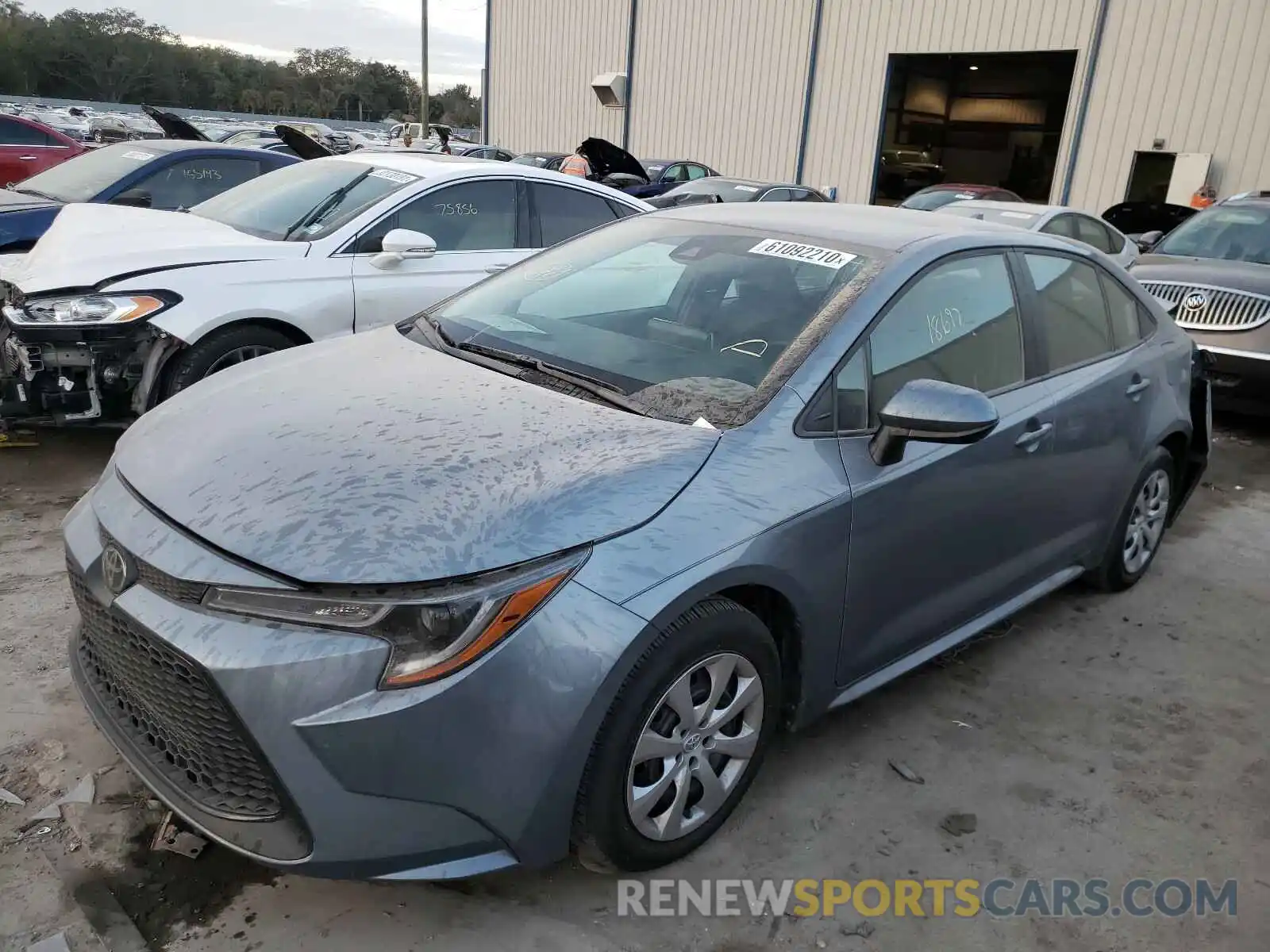 2 Photograph of a damaged car 5YFEPRAE1LP091502 TOYOTA COROLLA 2020