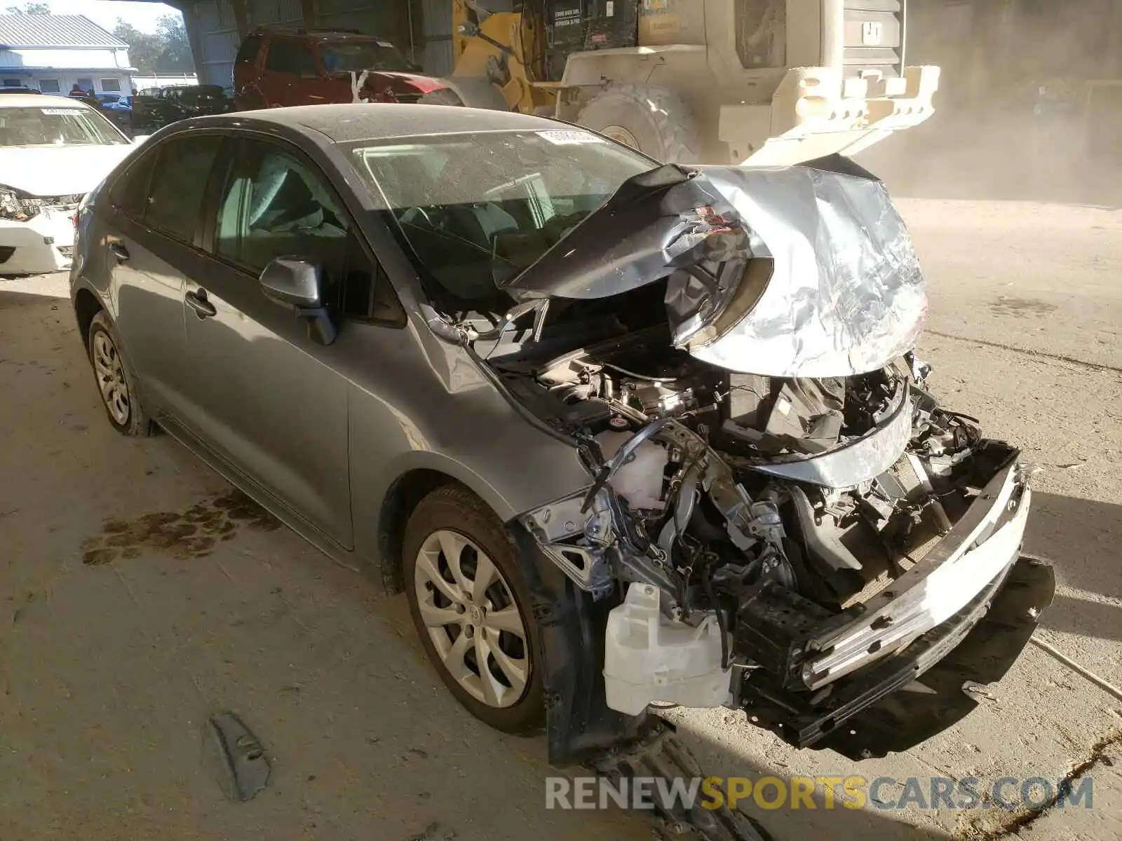 1 Photograph of a damaged car 5YFEPRAE1LP091600 TOYOTA COROLLA 2020