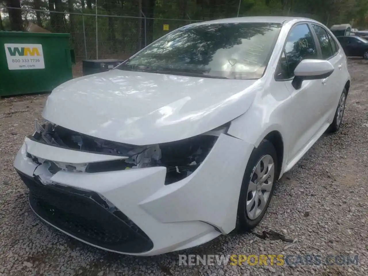 2 Photograph of a damaged car 5YFEPRAE1LP092889 TOYOTA COROLLA 2020